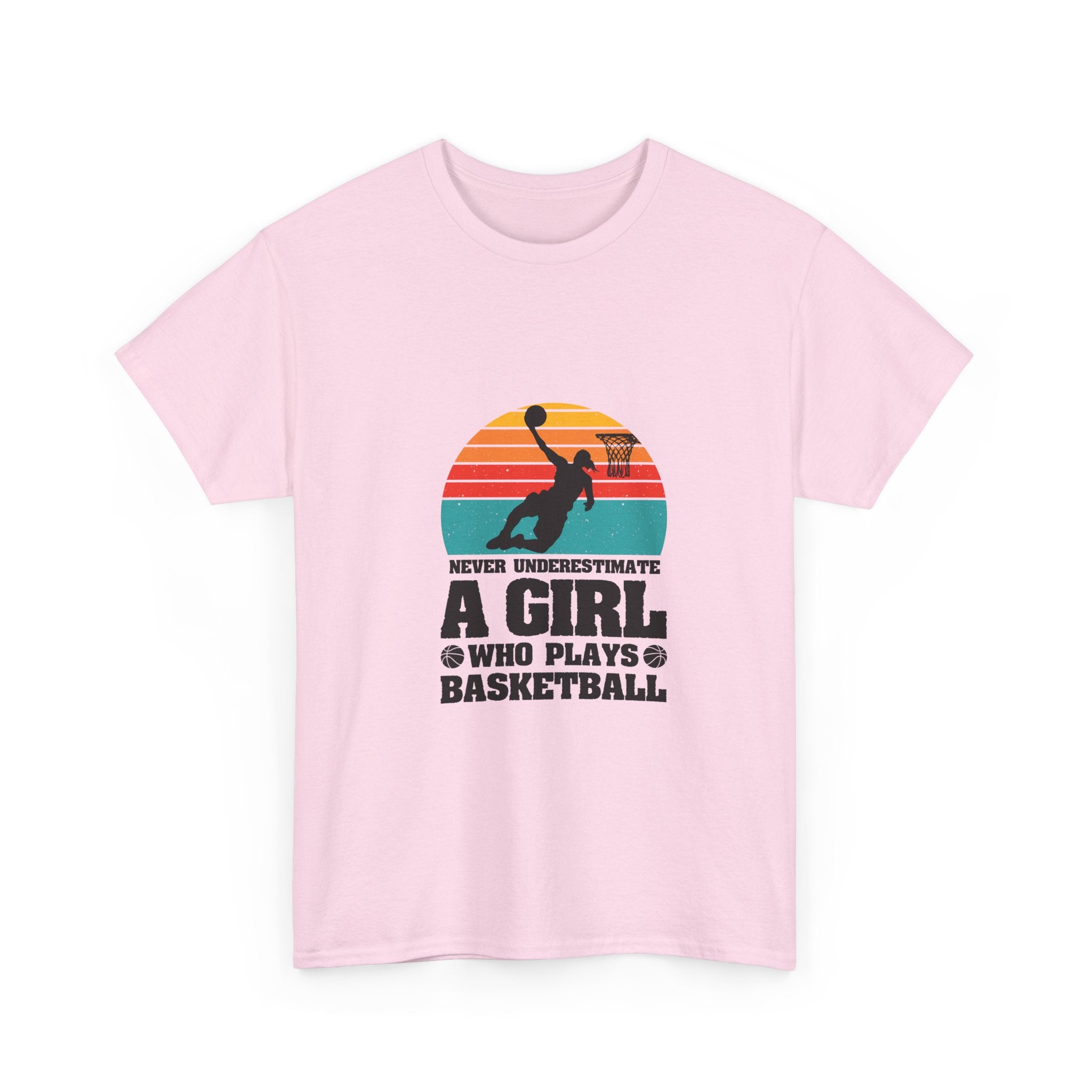 Girl Power Basketball Retro T-Shirt