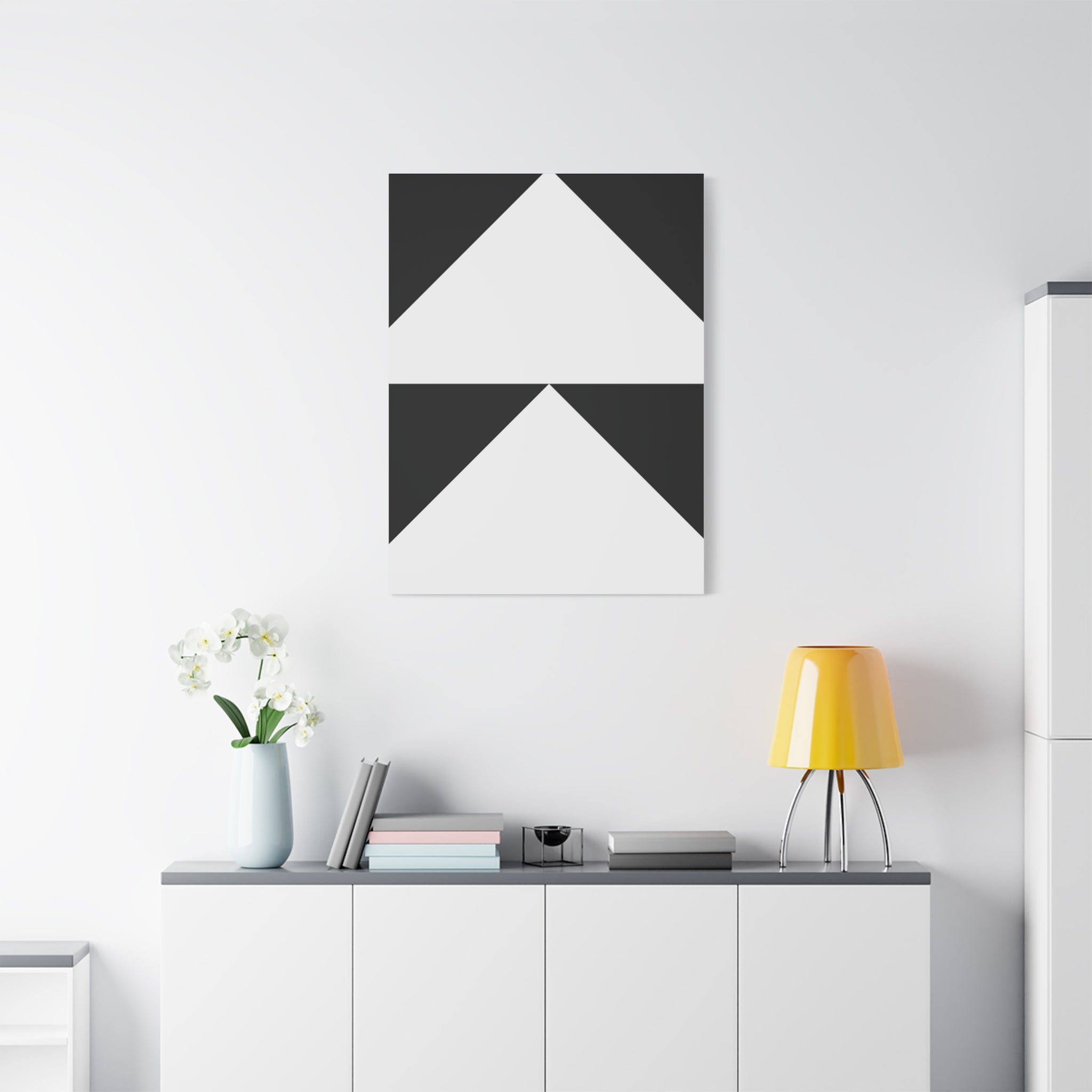 Geometric Triangle Canvas Wall Art