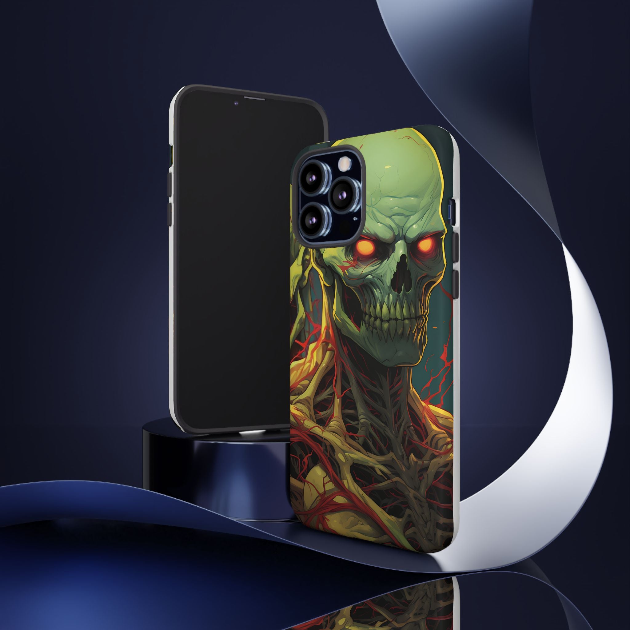 Glowing Skull Hexagon iPhone Case