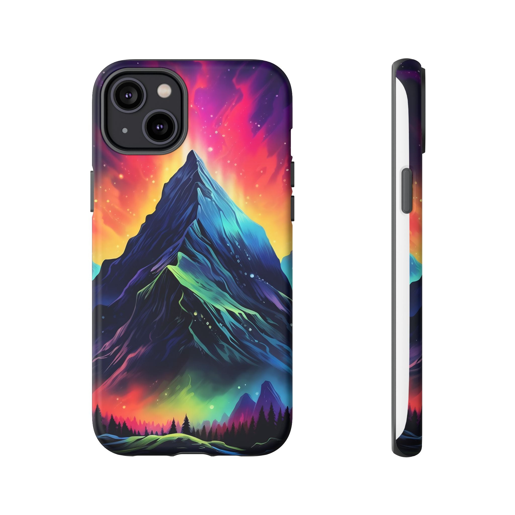 Cosmic Mountain iPhone Case - Hexagon Stone