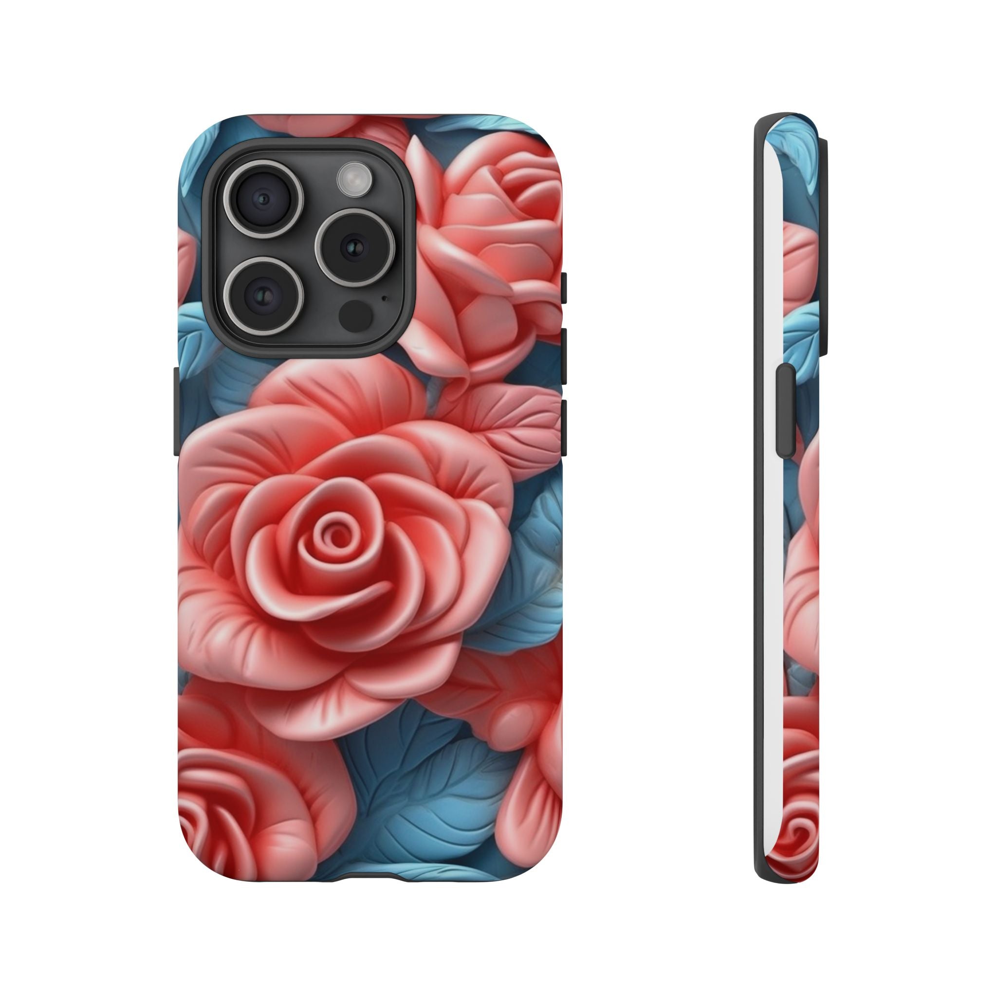 Stylized Floral iPhone Case - Hexagon Stone