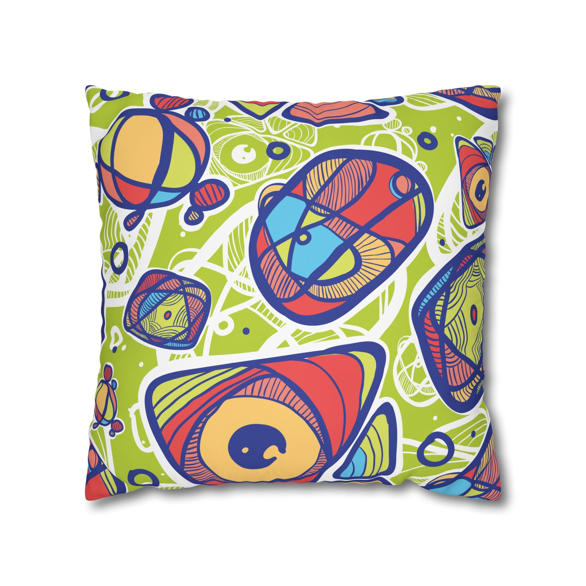 Psychedelic Geo Pillowcase - Vivid Dreams