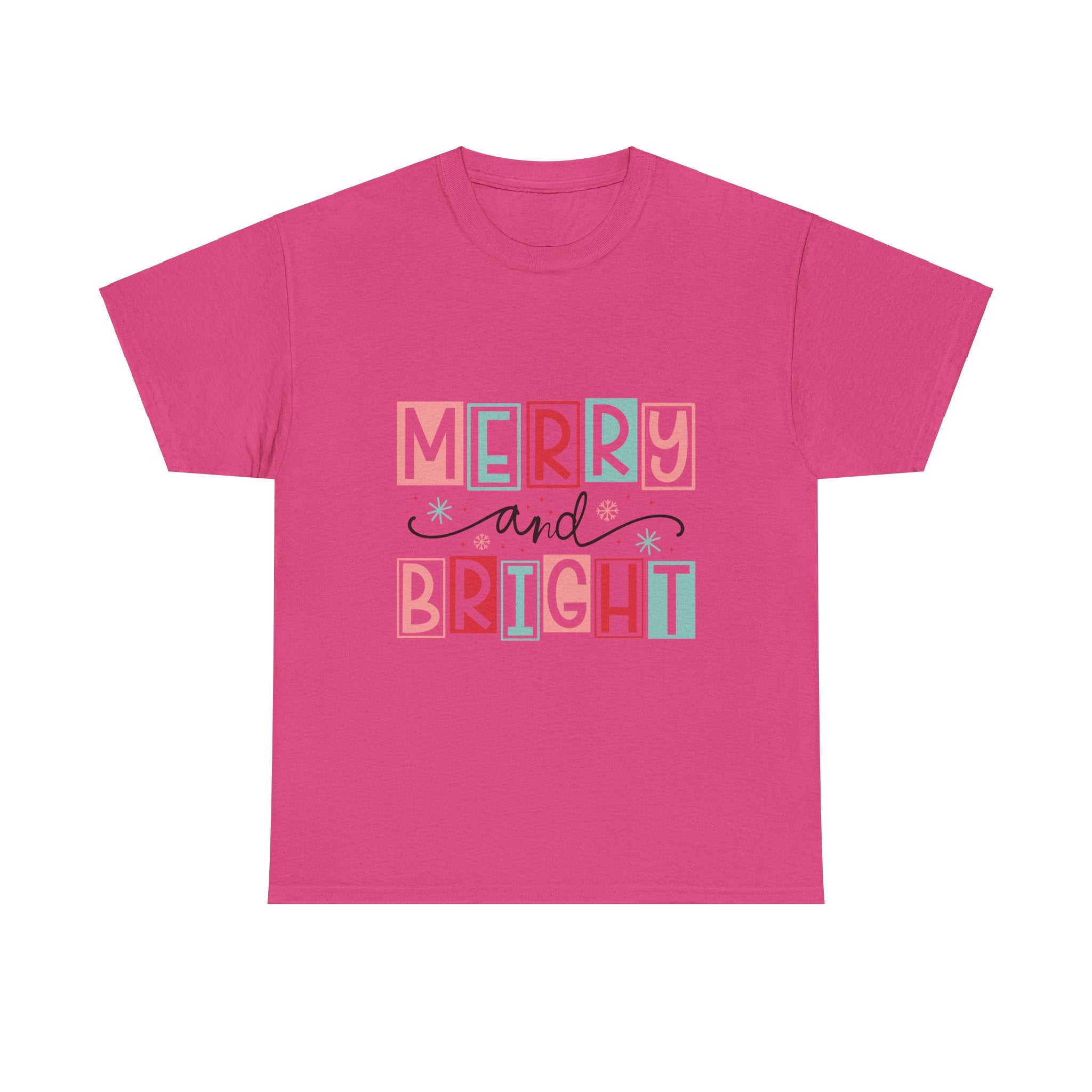 Merry Bright Retro Christmas T-Shirt