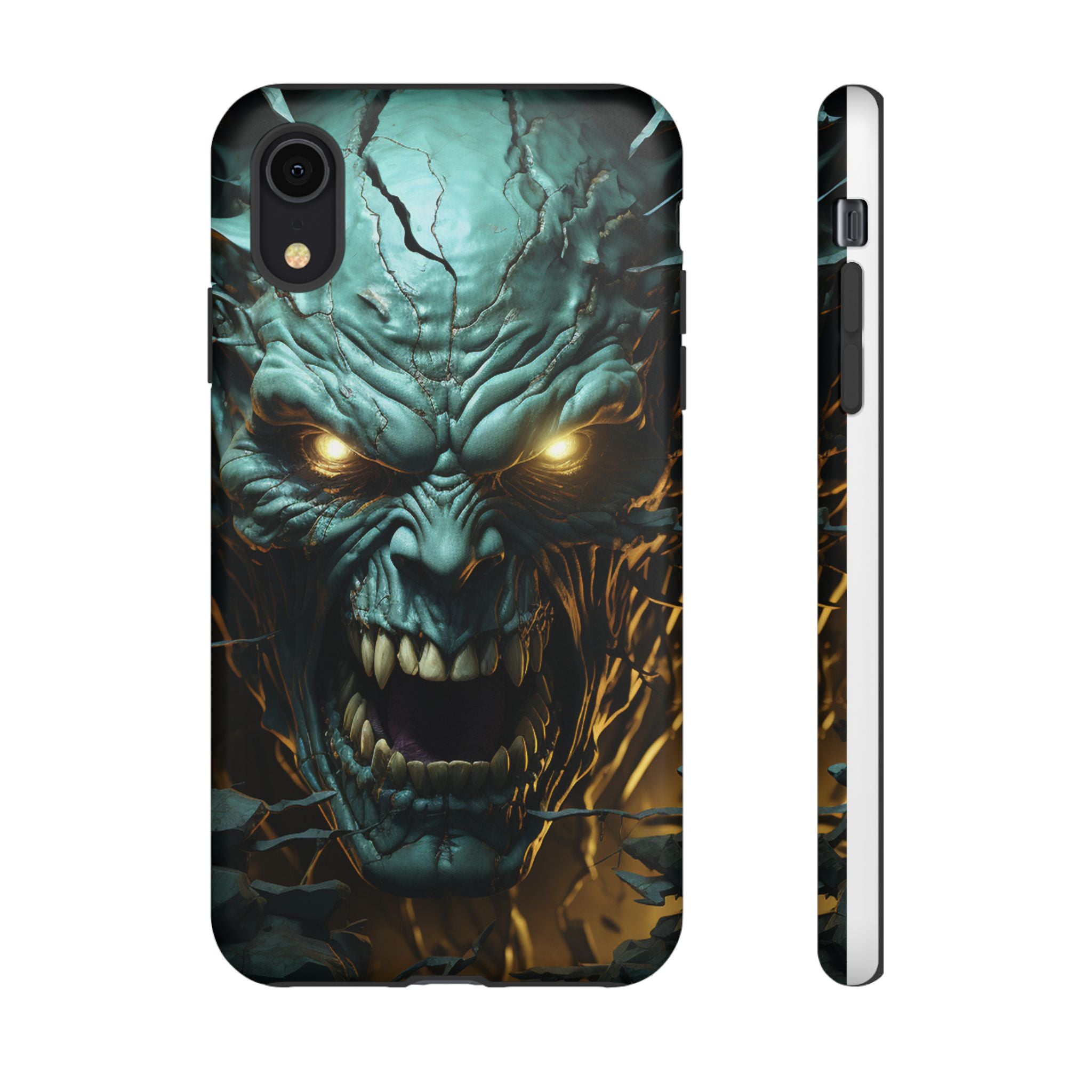 Monstrous Roar Hexagon Stone iPhone Case