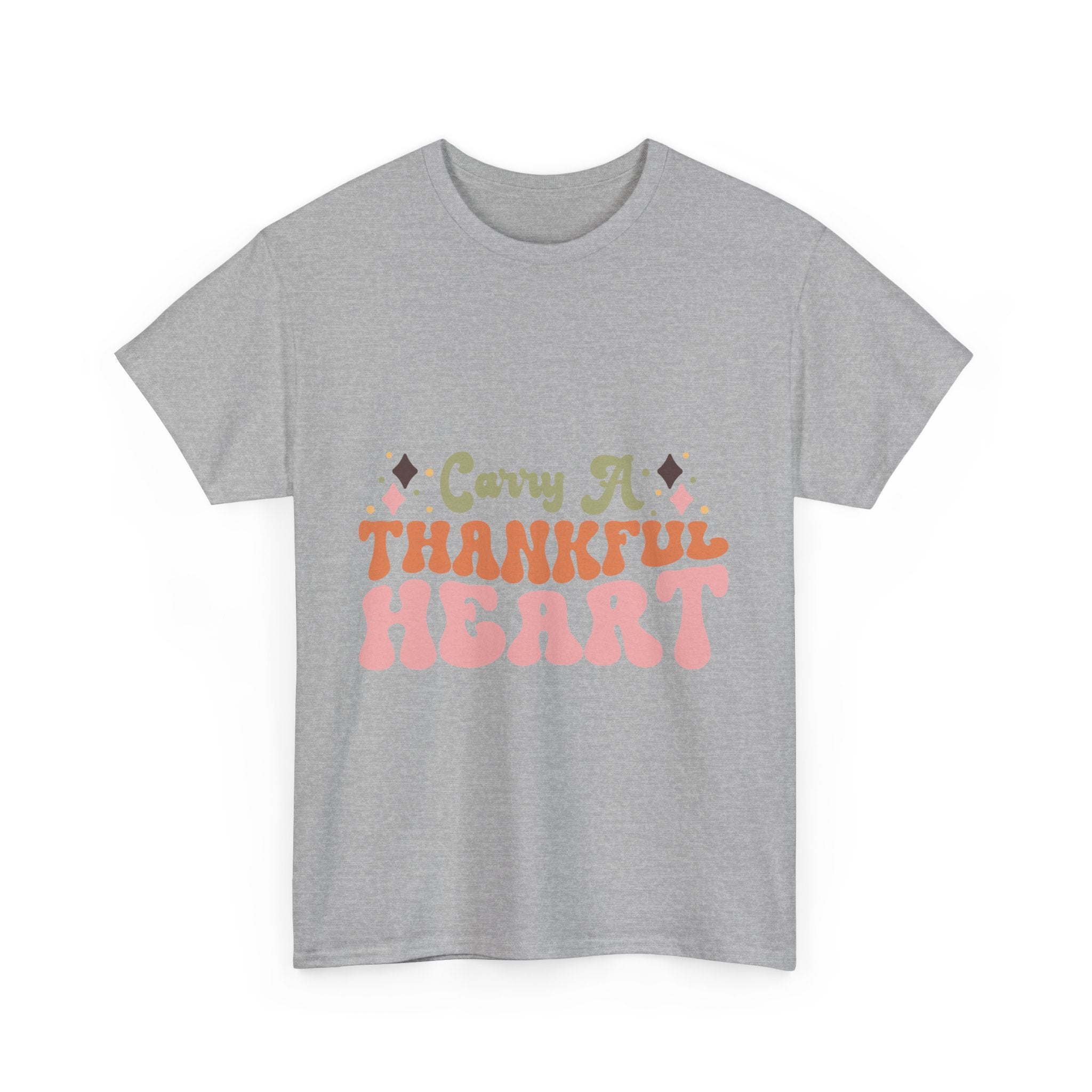 Carry A Thankful Heart Thanksgiving Tee