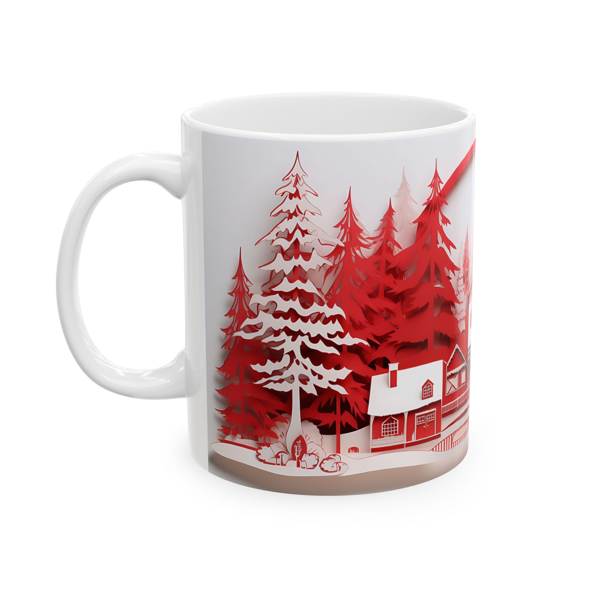 Winter Wonderland Papercut Mug