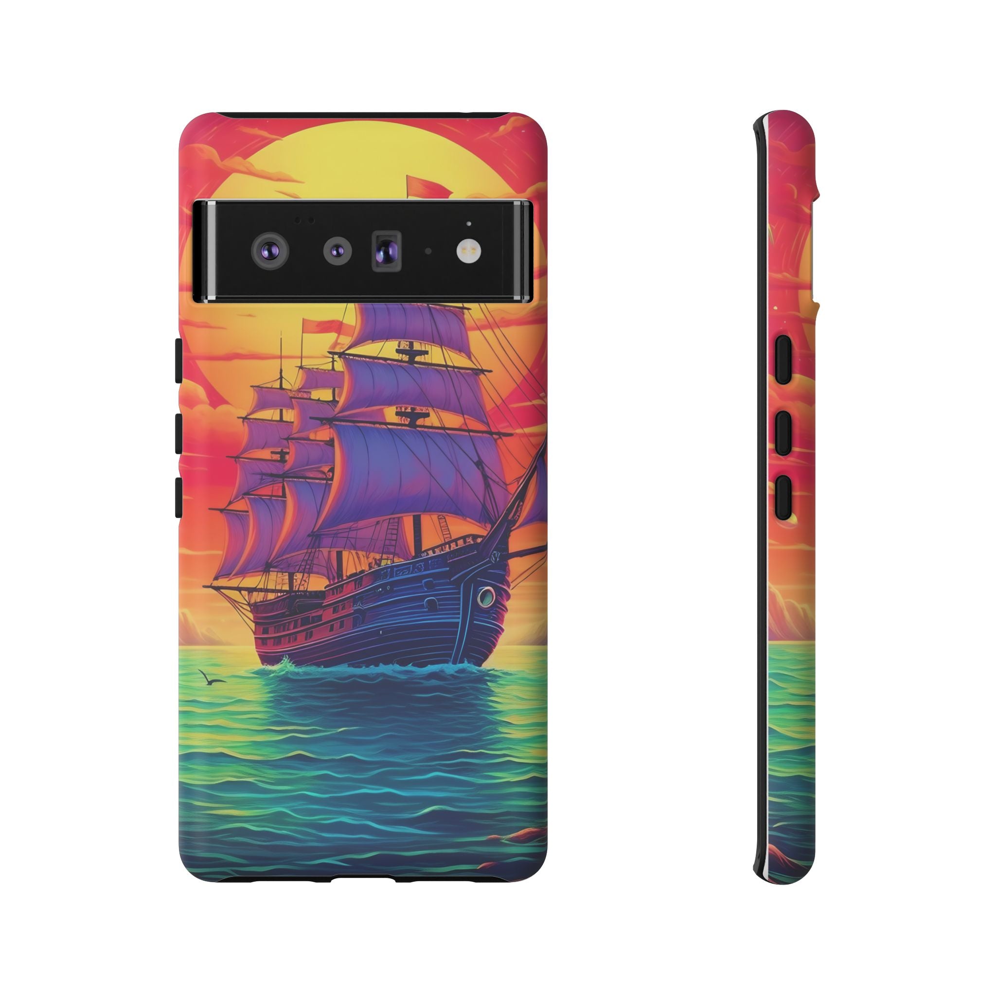 Sunset Galleon Google Pixel Case (All Models)