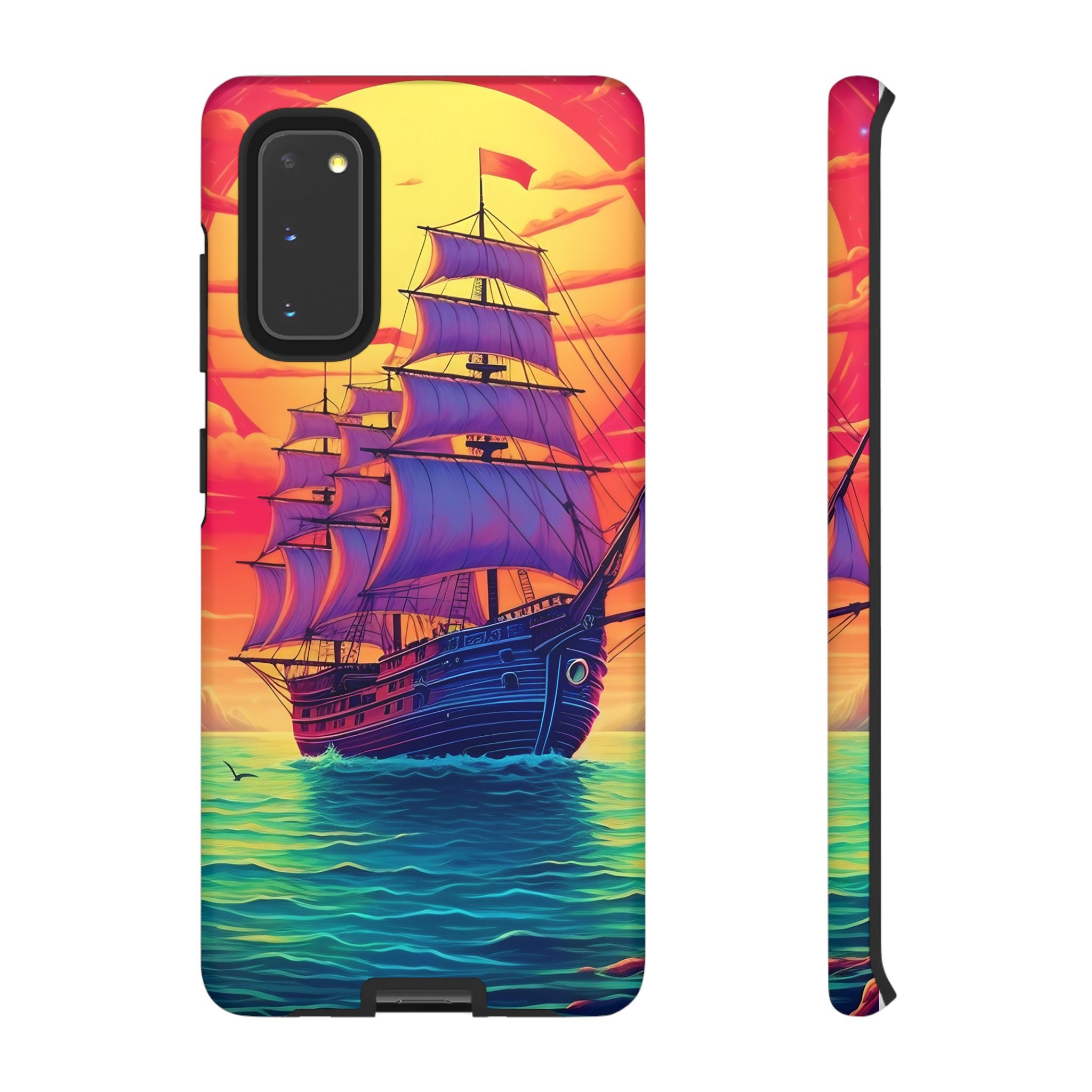 Sunset Galleon Samsung Phone Case