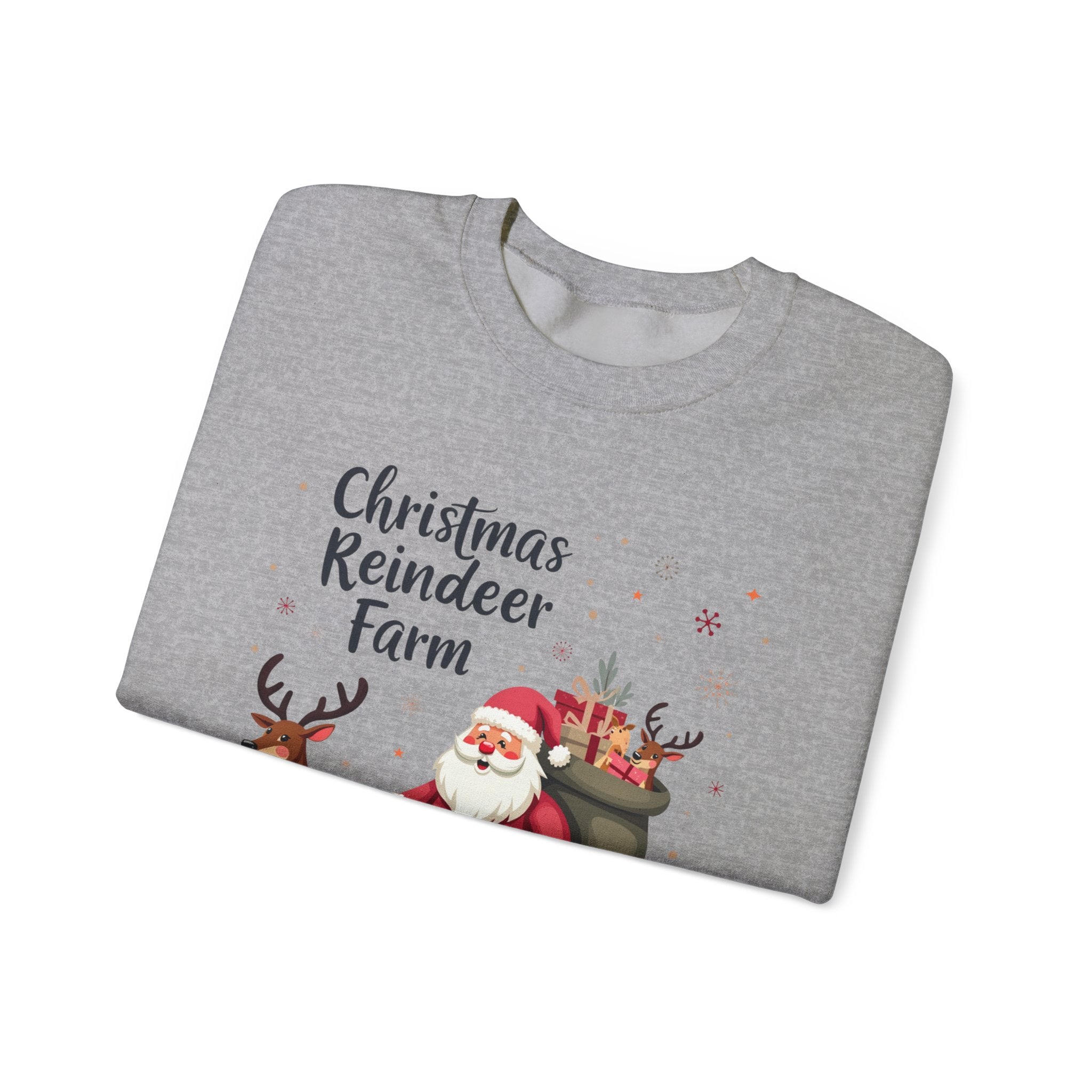 Christmas Reindeer Farm Sweatshirt