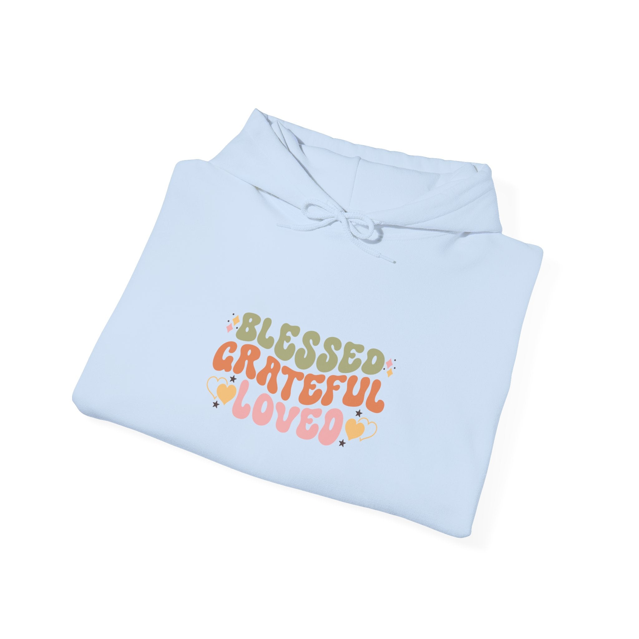 Blessed Grateful Loved Thanksgiving Hoodie