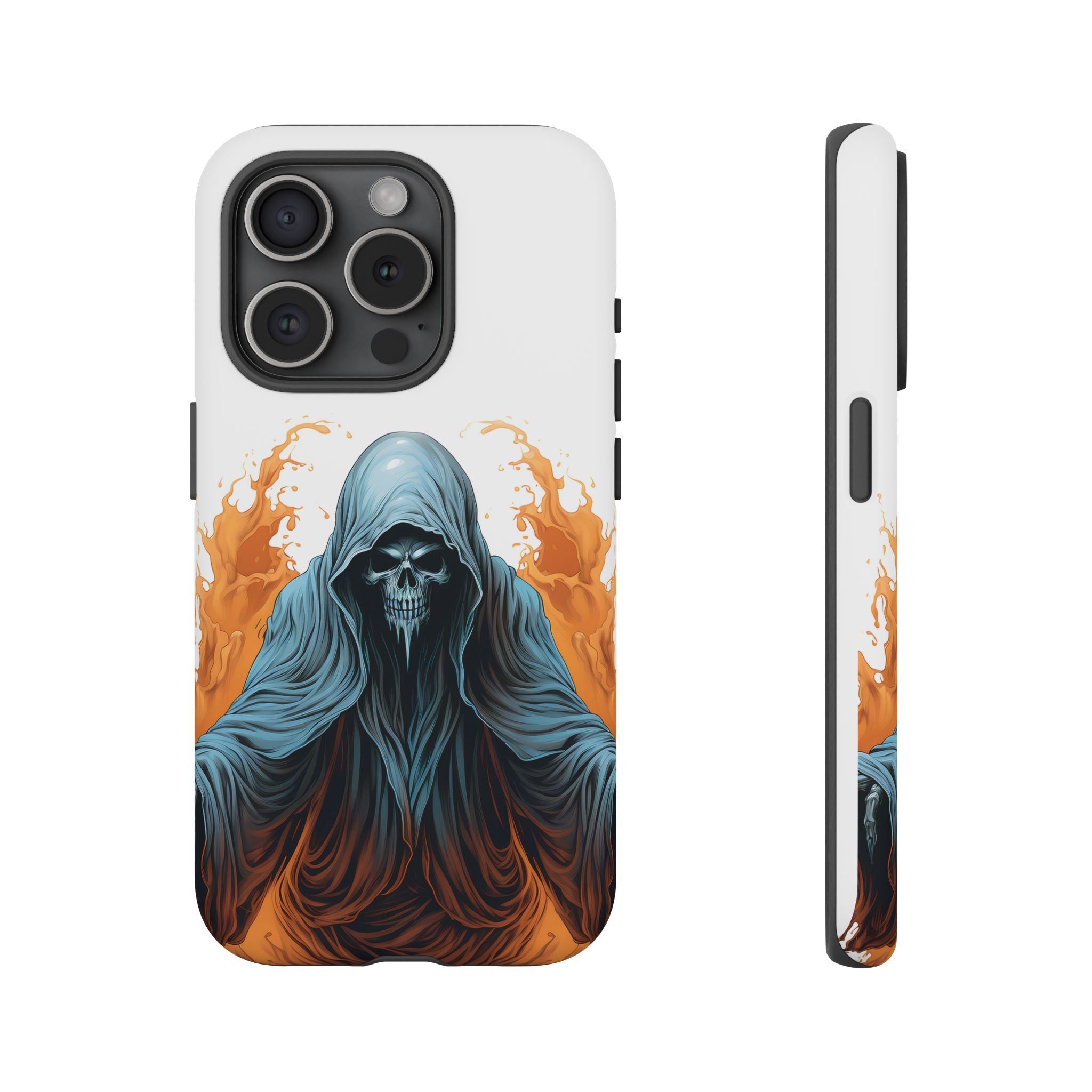 Grim Reaper Hexagon Stone iPhone Case