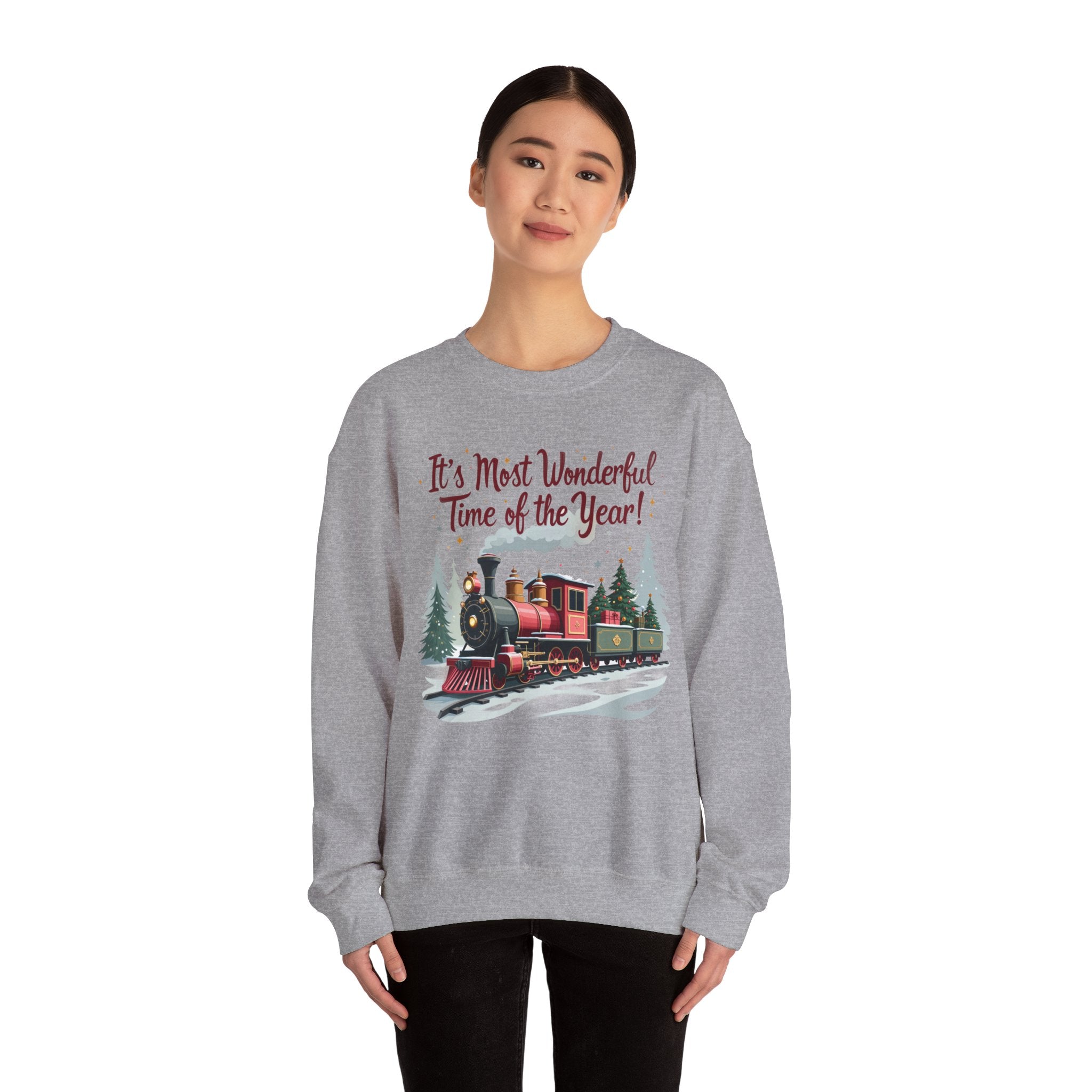 Christmas Steam Train Sweatshirt