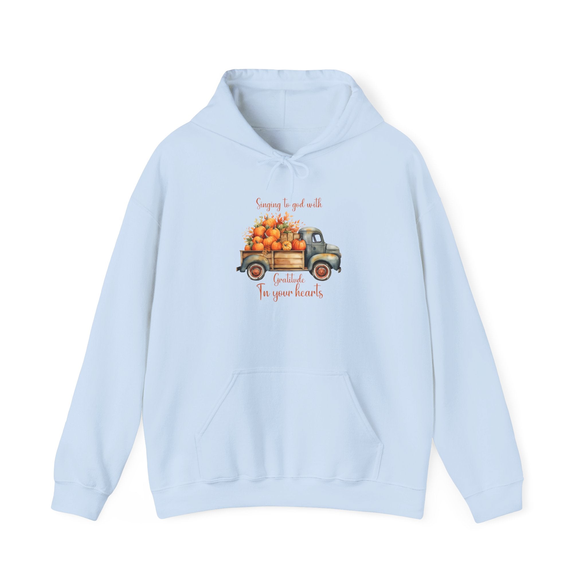 Harvest Truck Thanksgiving Hoodie