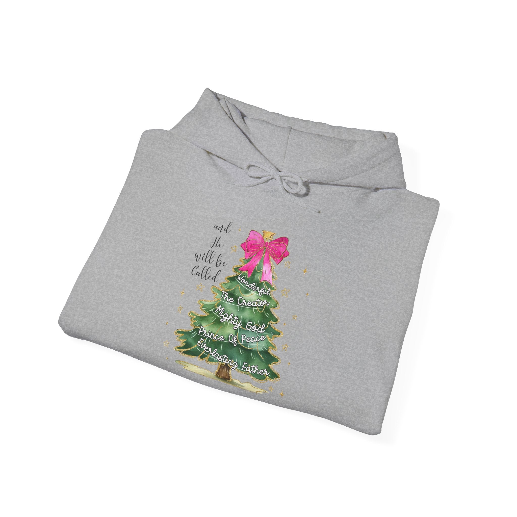 Watercolor Christmas Tree Hoodie