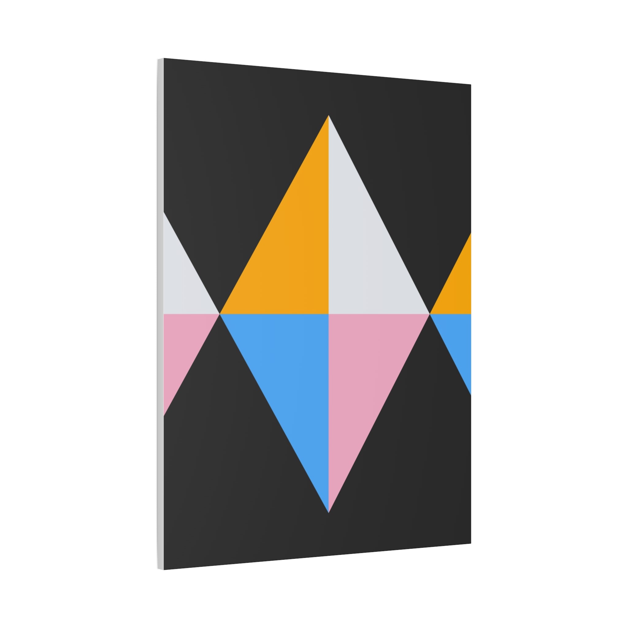 Geometric Triangle Canvas Wall Art