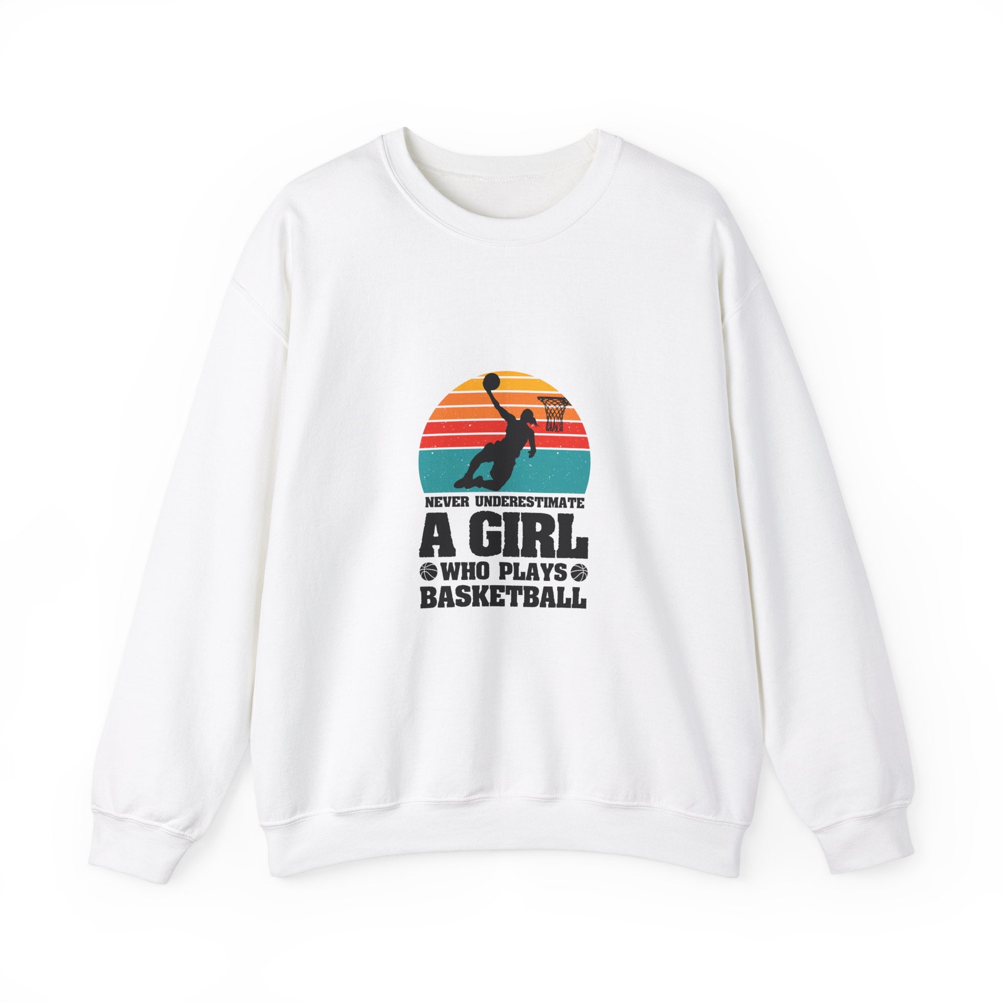 Girl Power Basketball Retro Sweatshirt