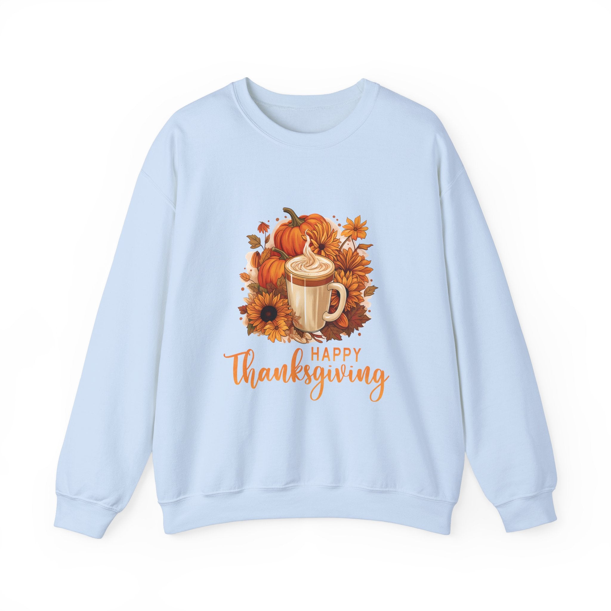 Cozy Fall Latte Thanksgiving Sweatshirt