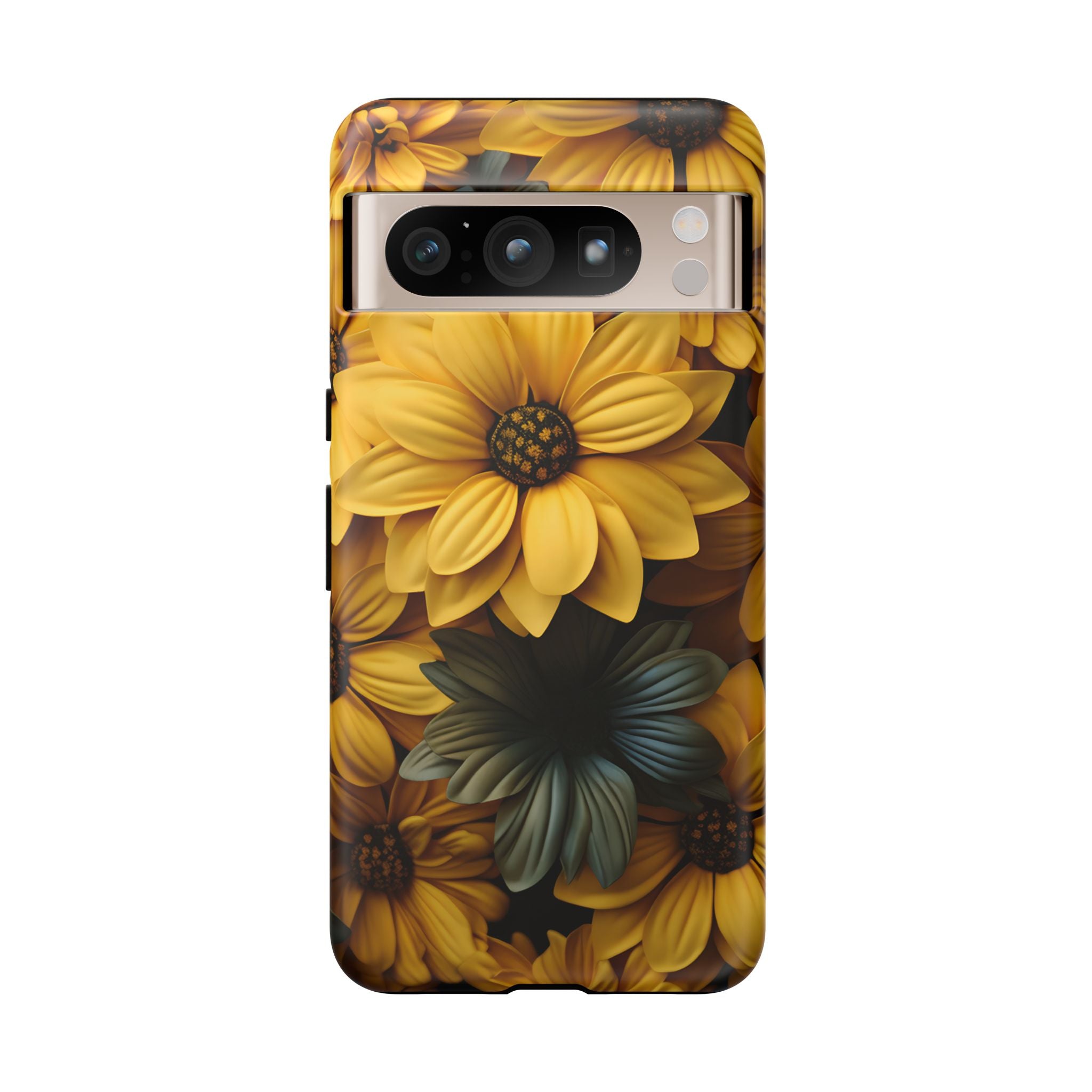 Golden Bloom Google Pixel Case (All Models) - Luxury Phone Cover