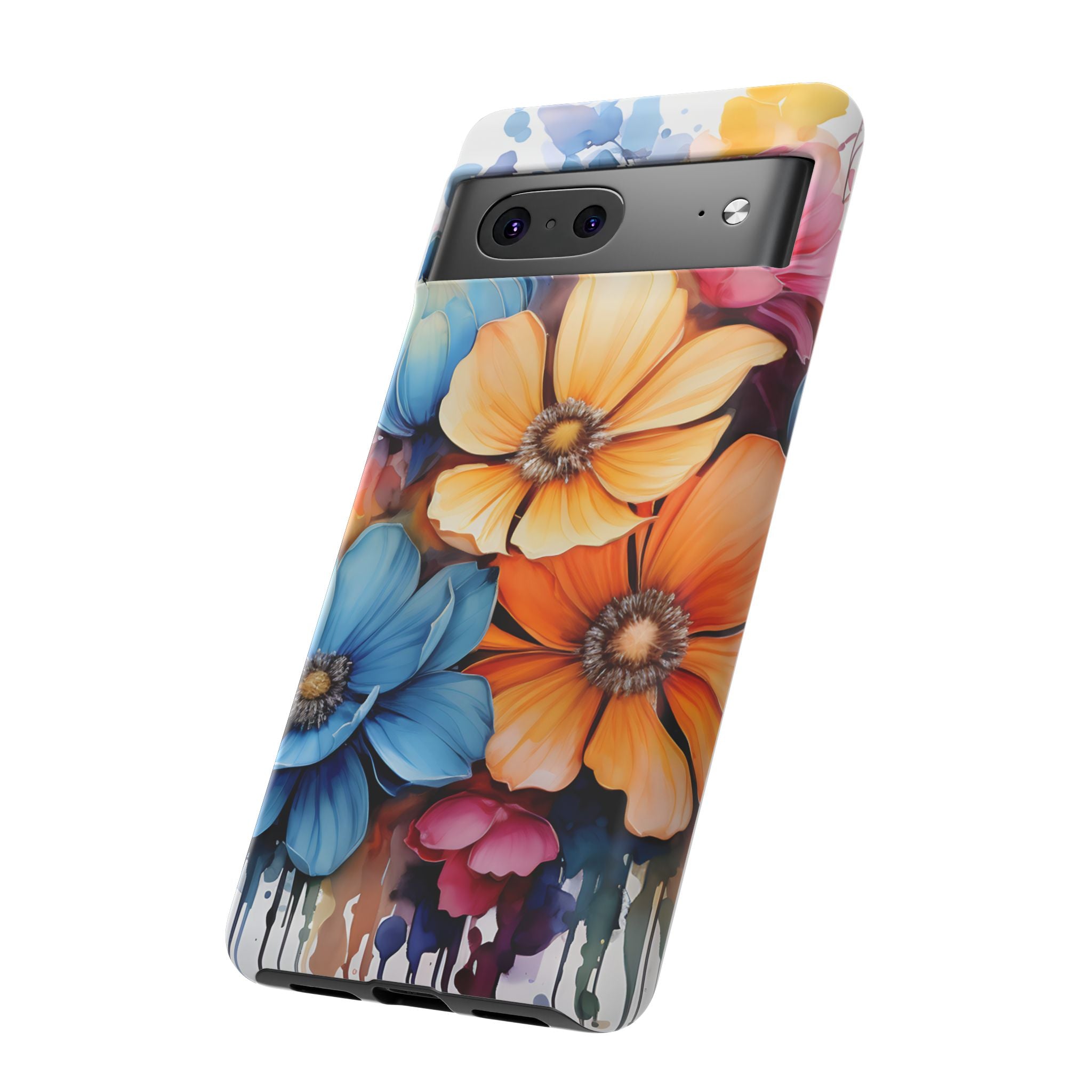 Vibrant Floral Watercolor Google Pixel Case (All Models)