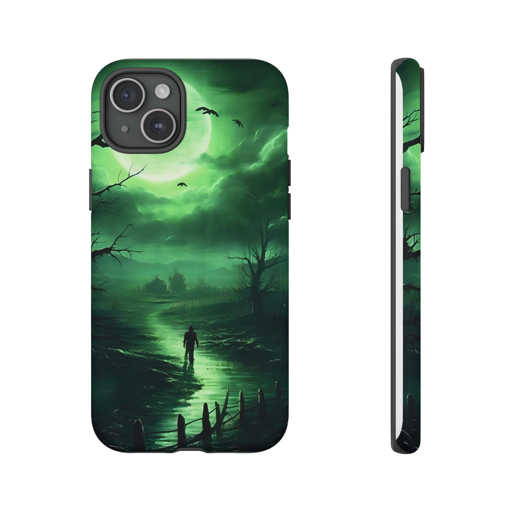 Swamp Moon Gothic iPhone Case - Hexagon Stone