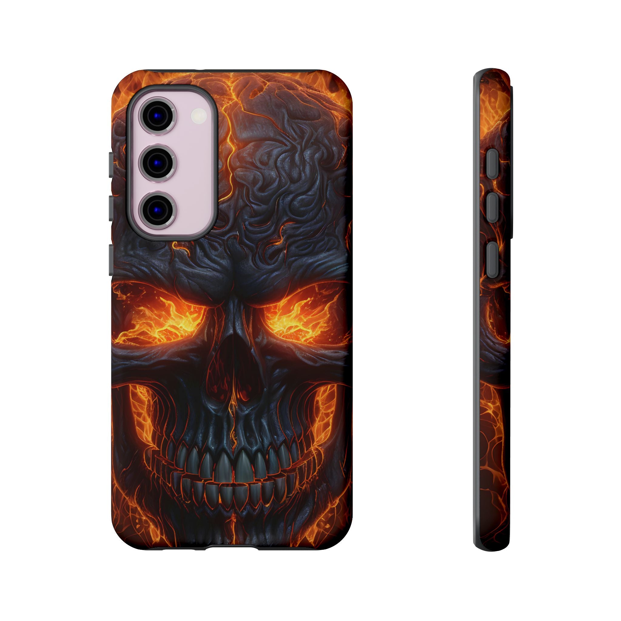 Fiery Skull Samsung Case