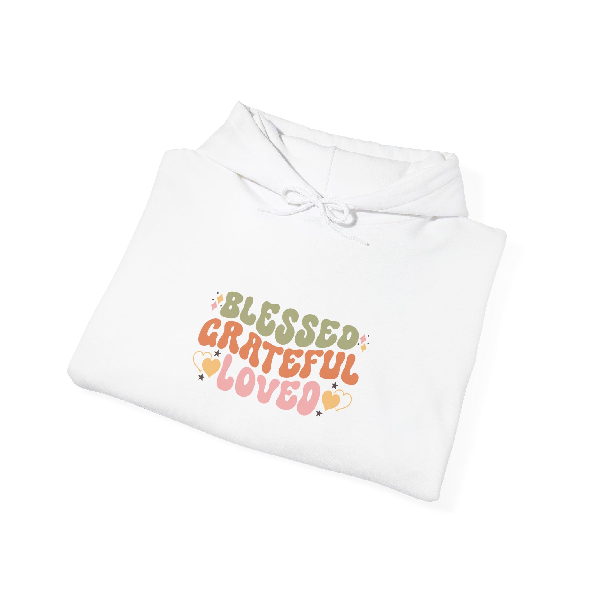 Blessed Grateful Loved Thanksgiving Hoodie