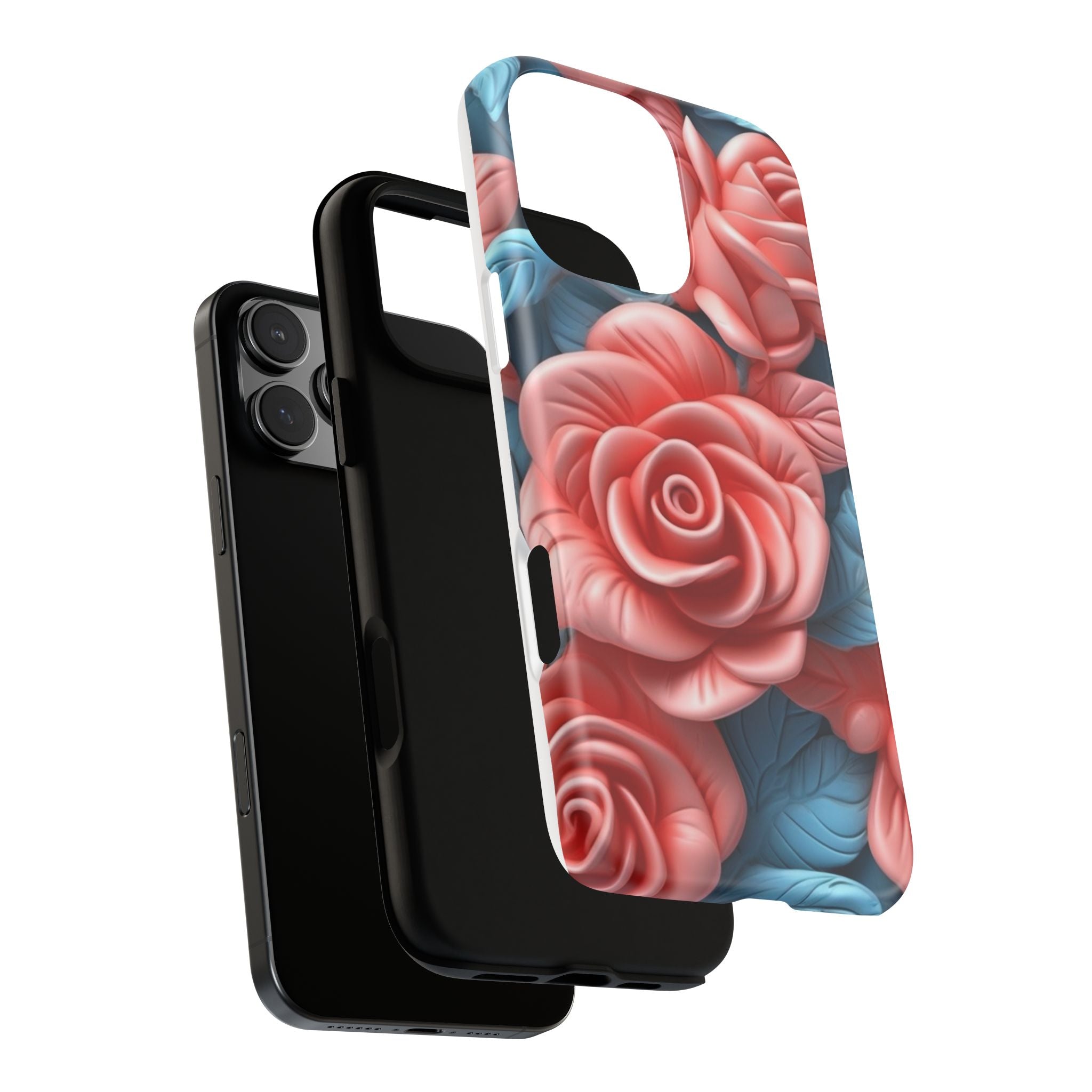 Stylized Floral iPhone Case - Hexagon Stone