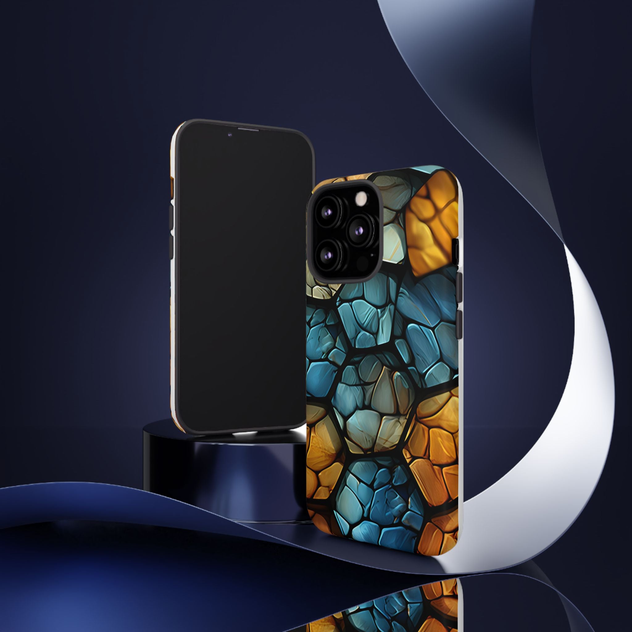 Abstract Stone Mosaic iPhone Case