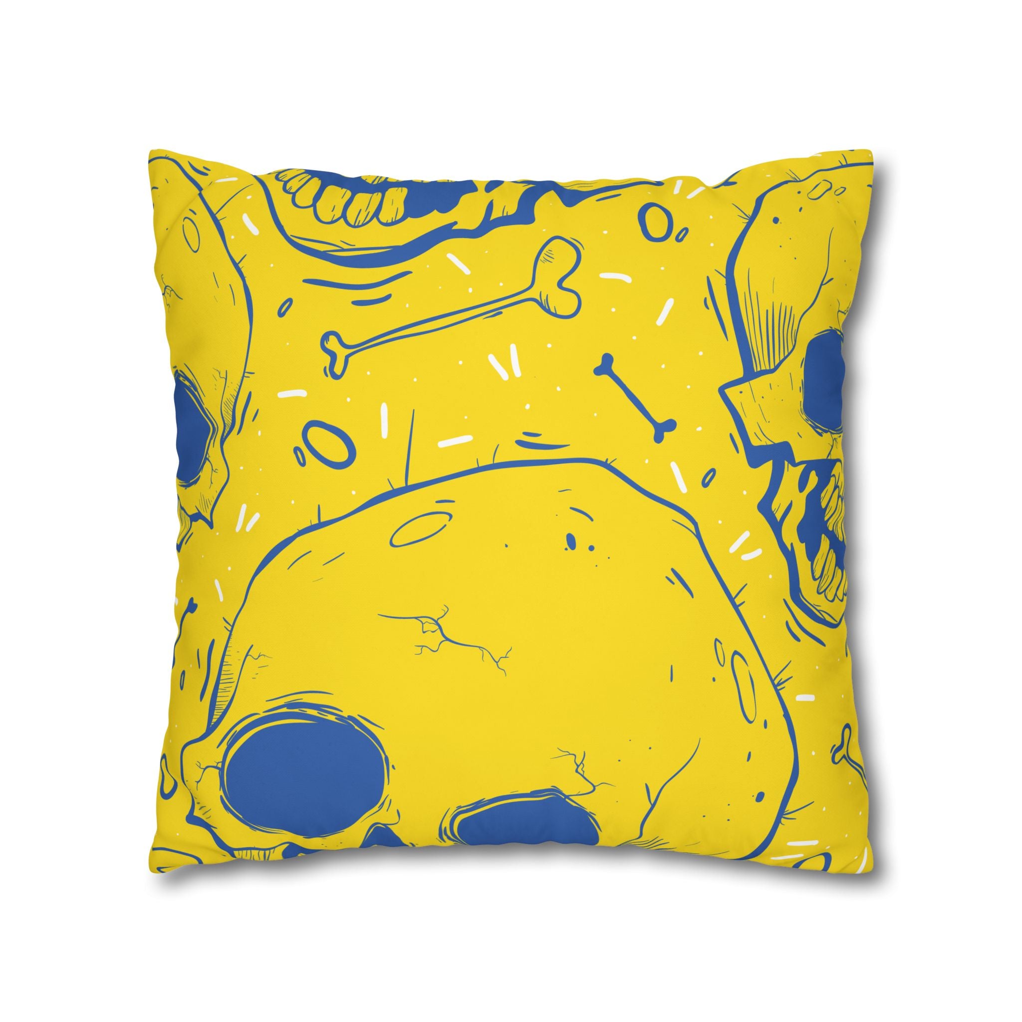 Skull & Bones Pop Art Pillowcase