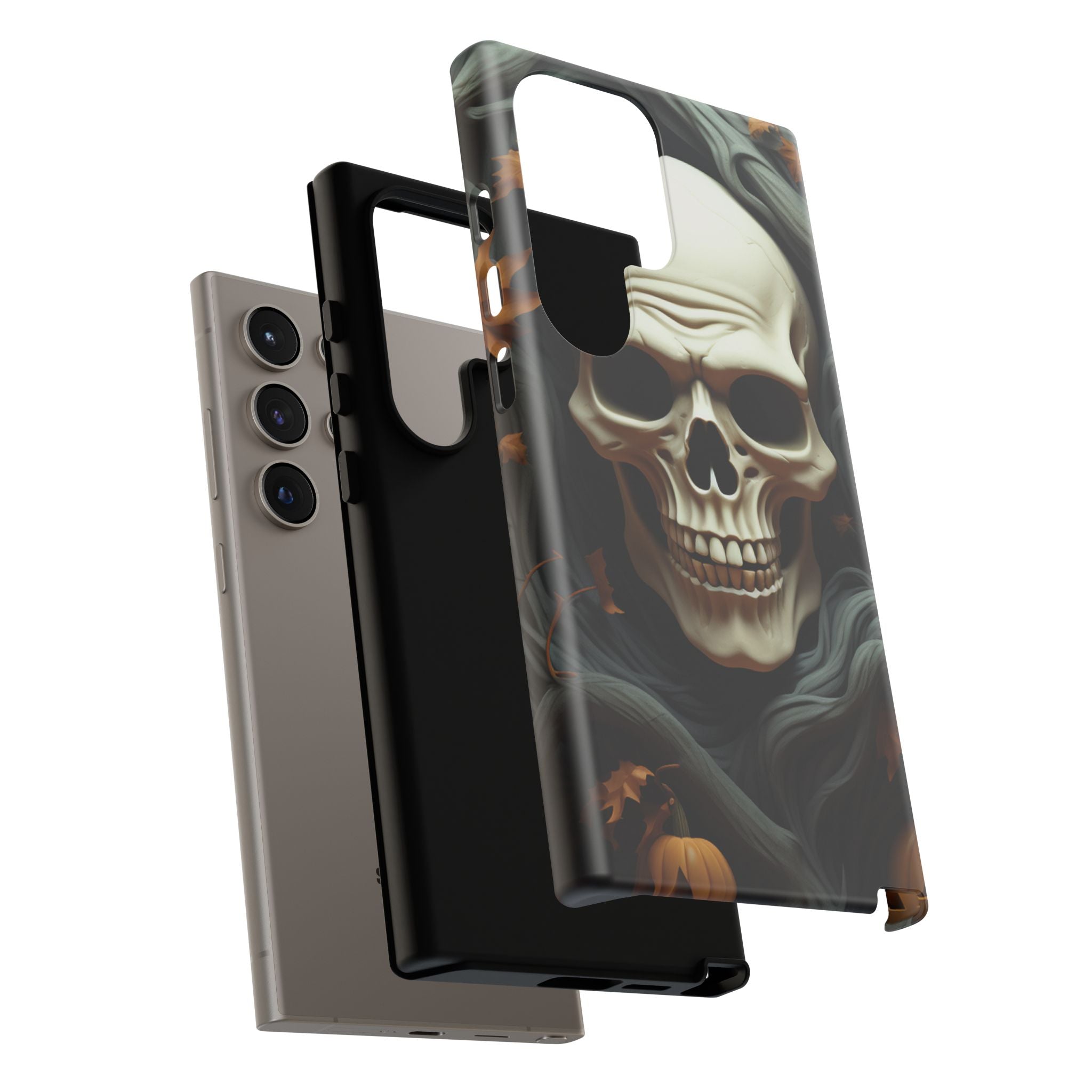 Spooky Skull Samsung Case: Halloween Edition