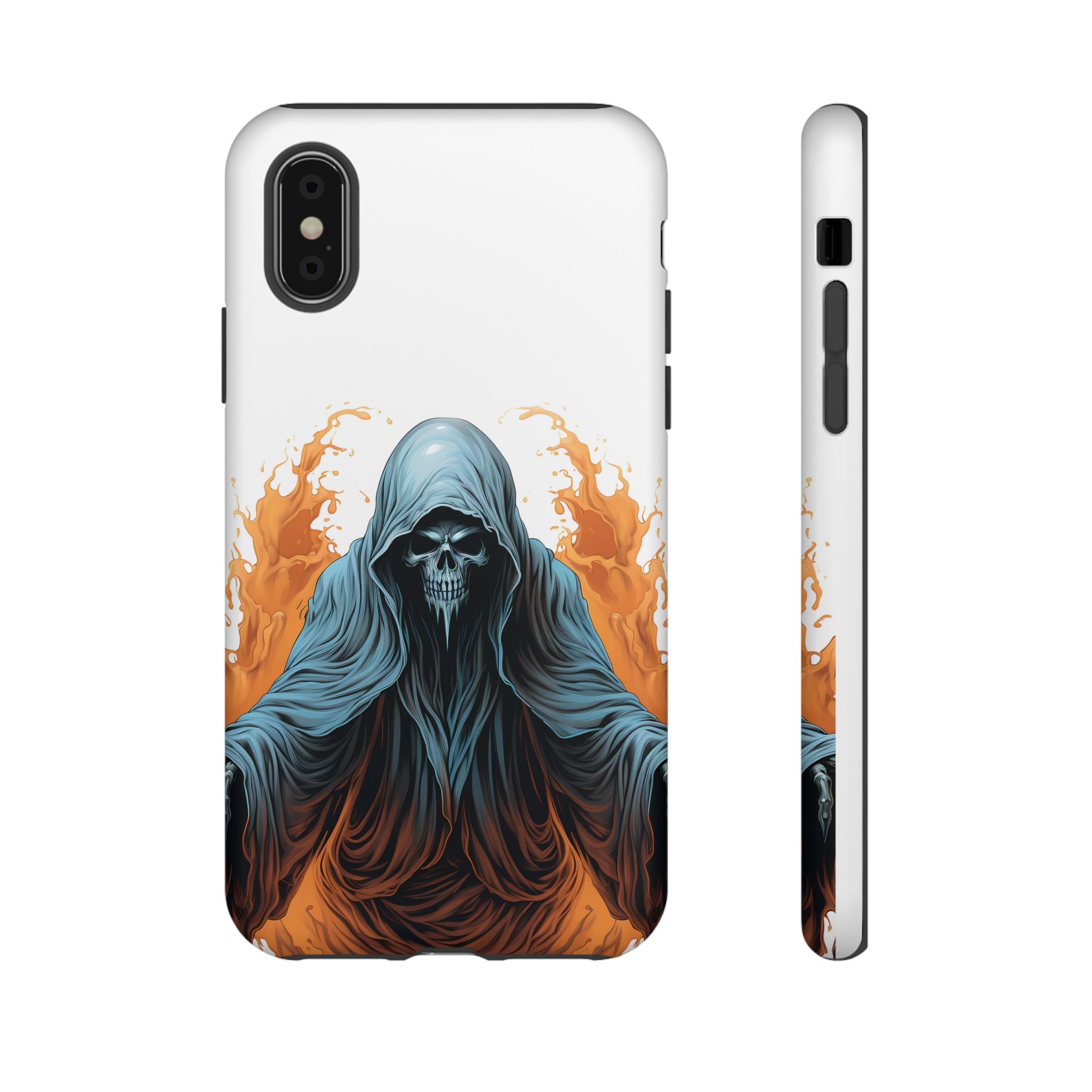 Grim Reaper Hexagon Stone iPhone Case