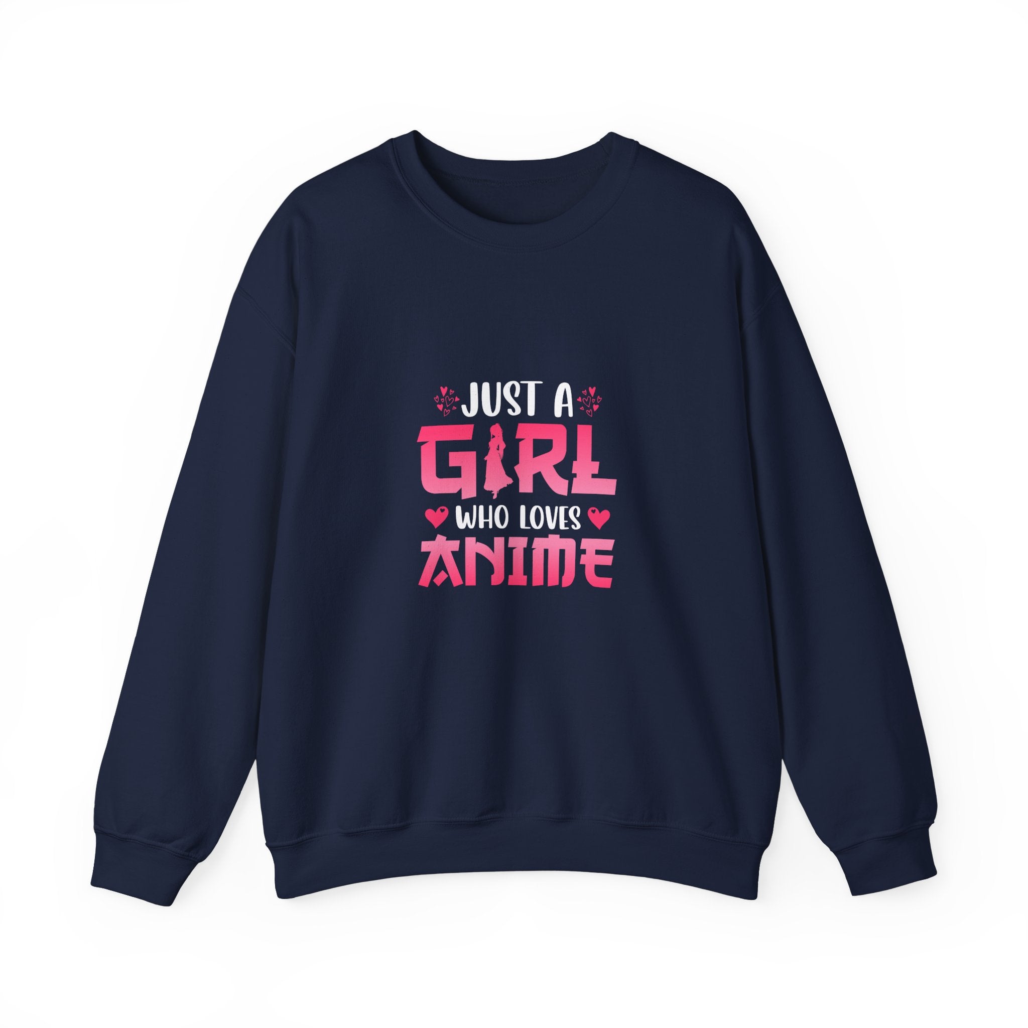 Anime Girl Sweatshirt: Just a Girl Who Loves Anime