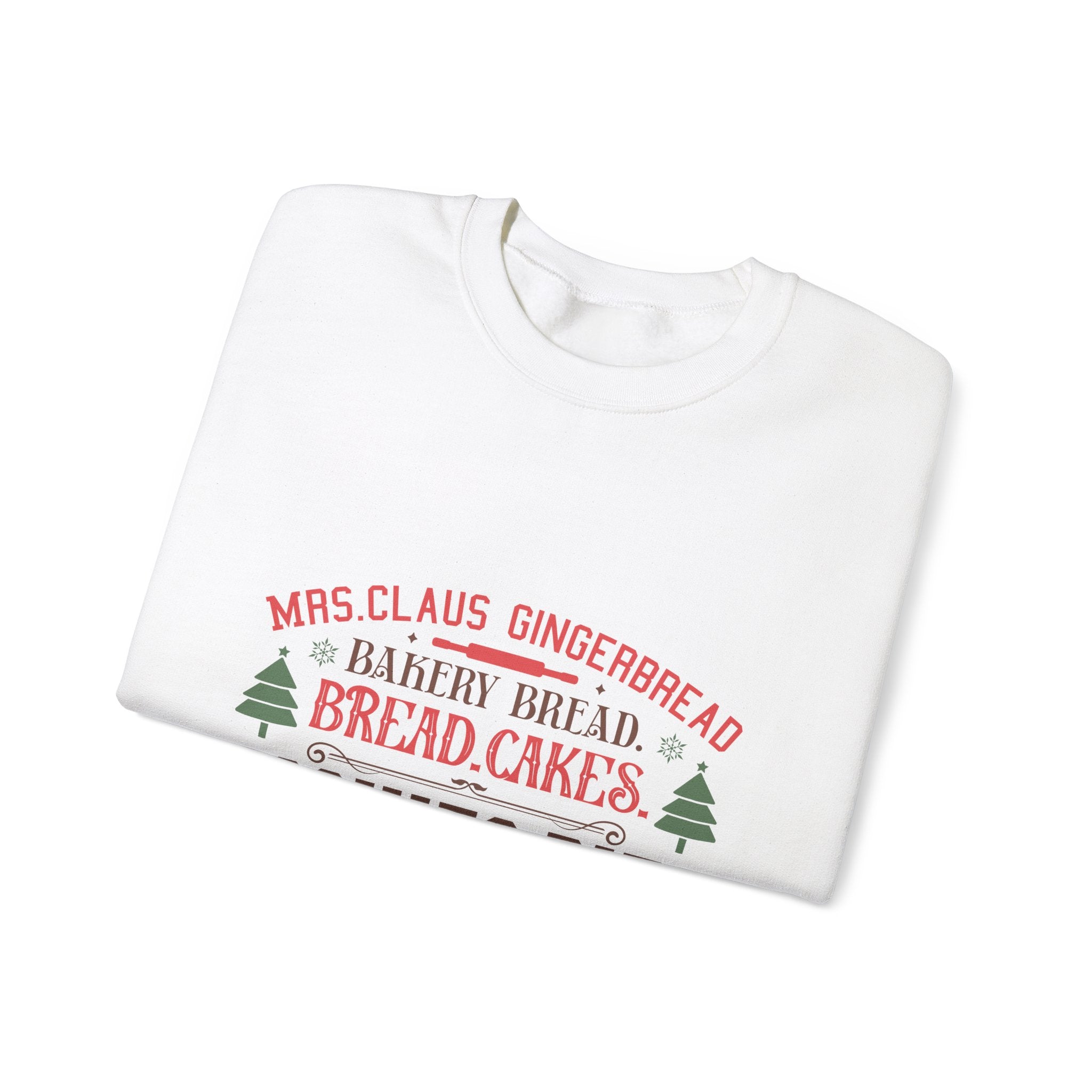 Mrs. Claus Gingerbread Bakery Sweatshirt