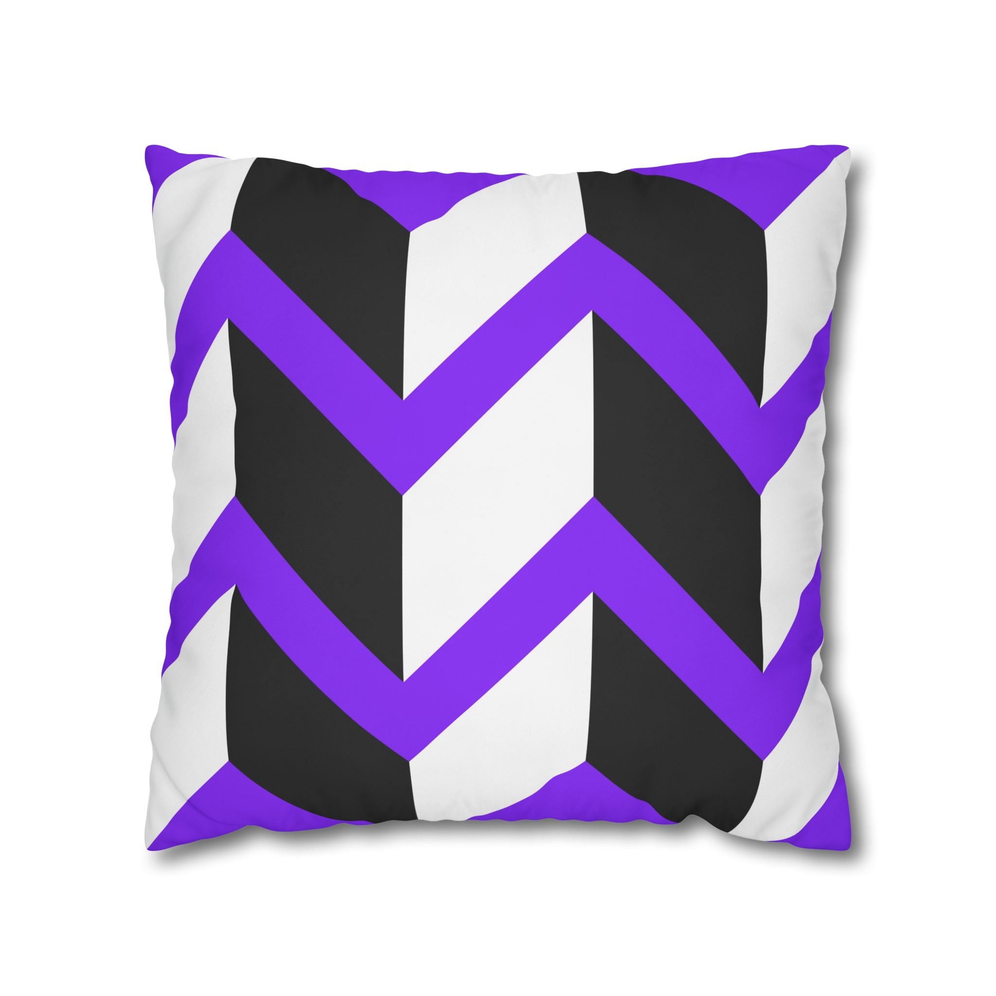 Geometric Zigzag Purple Pillowcase