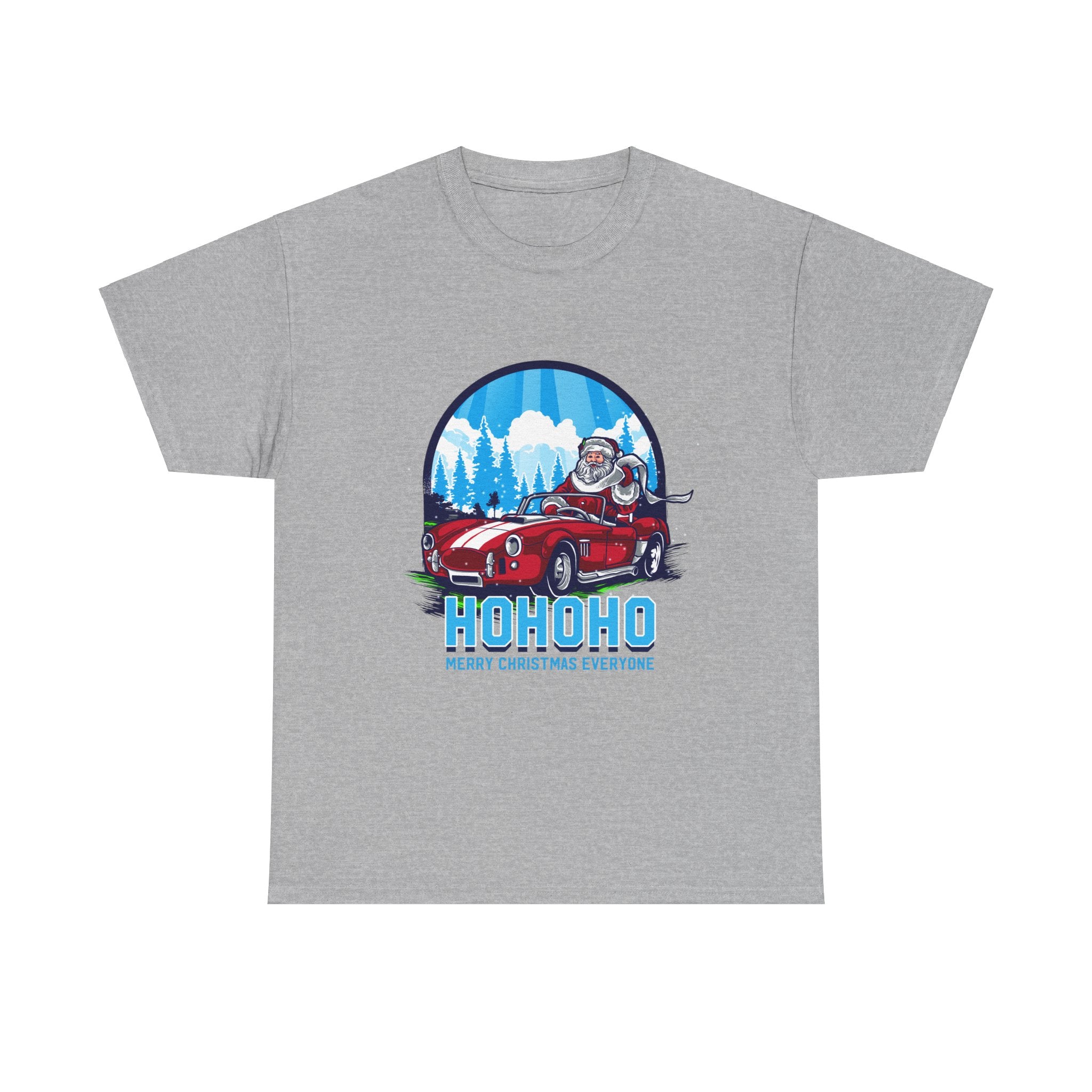 Santa's Hot Rod Christmas T-Shirt