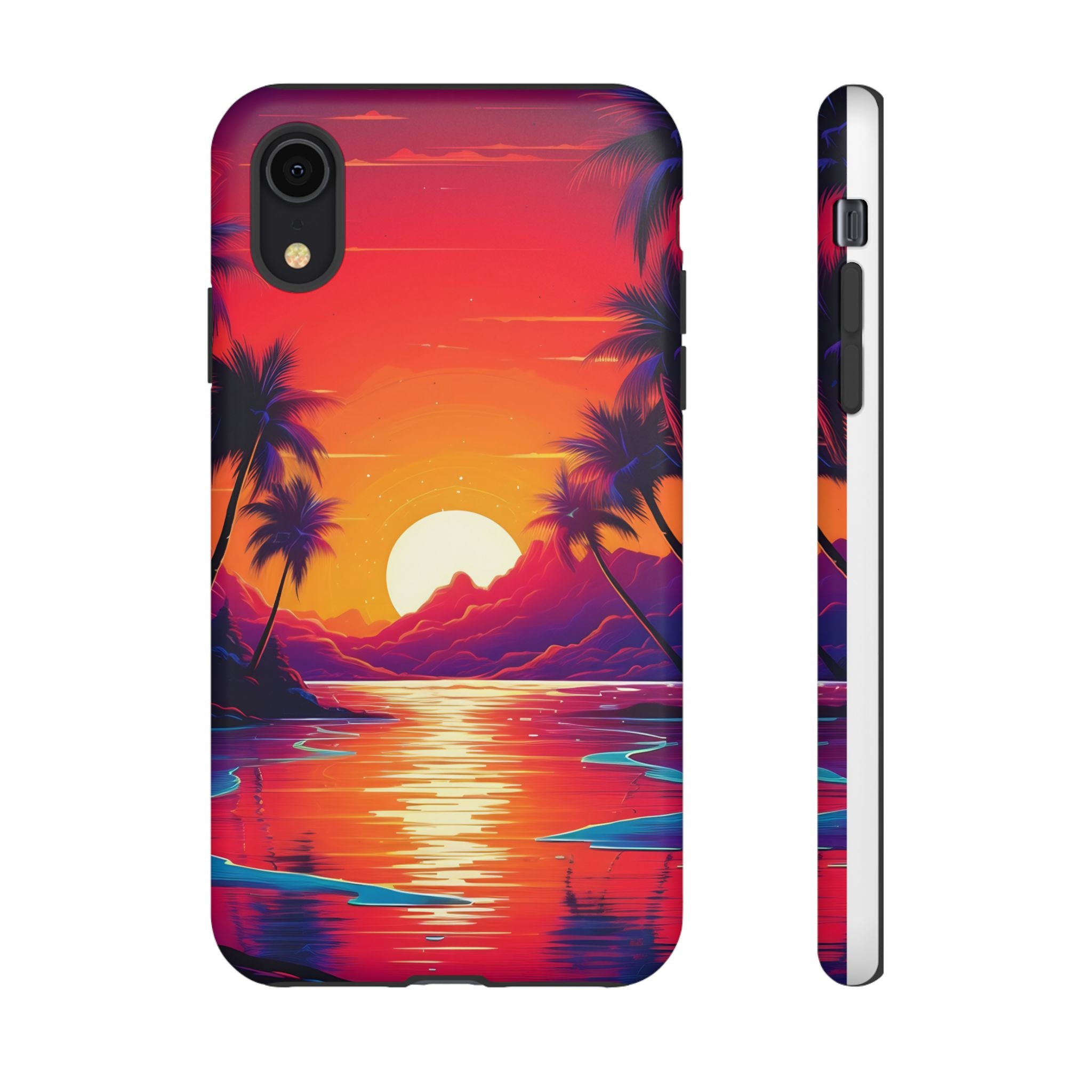 Sunset Beach Hexagon iPhone Case