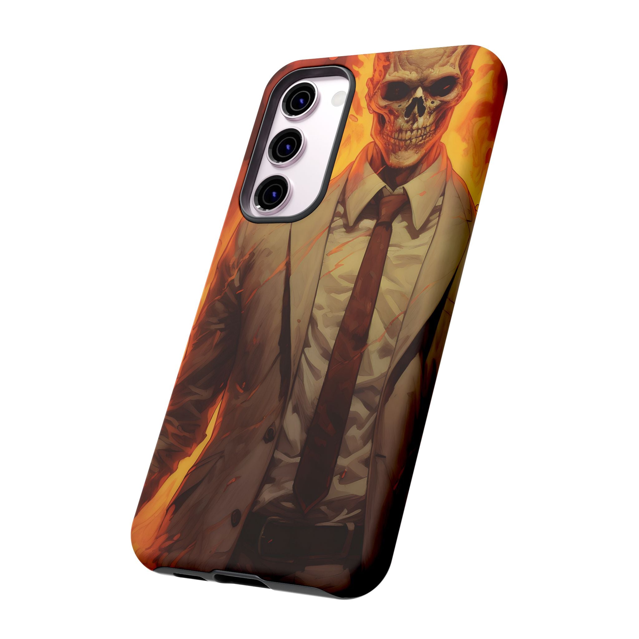 Fiery Skull Samsung Case