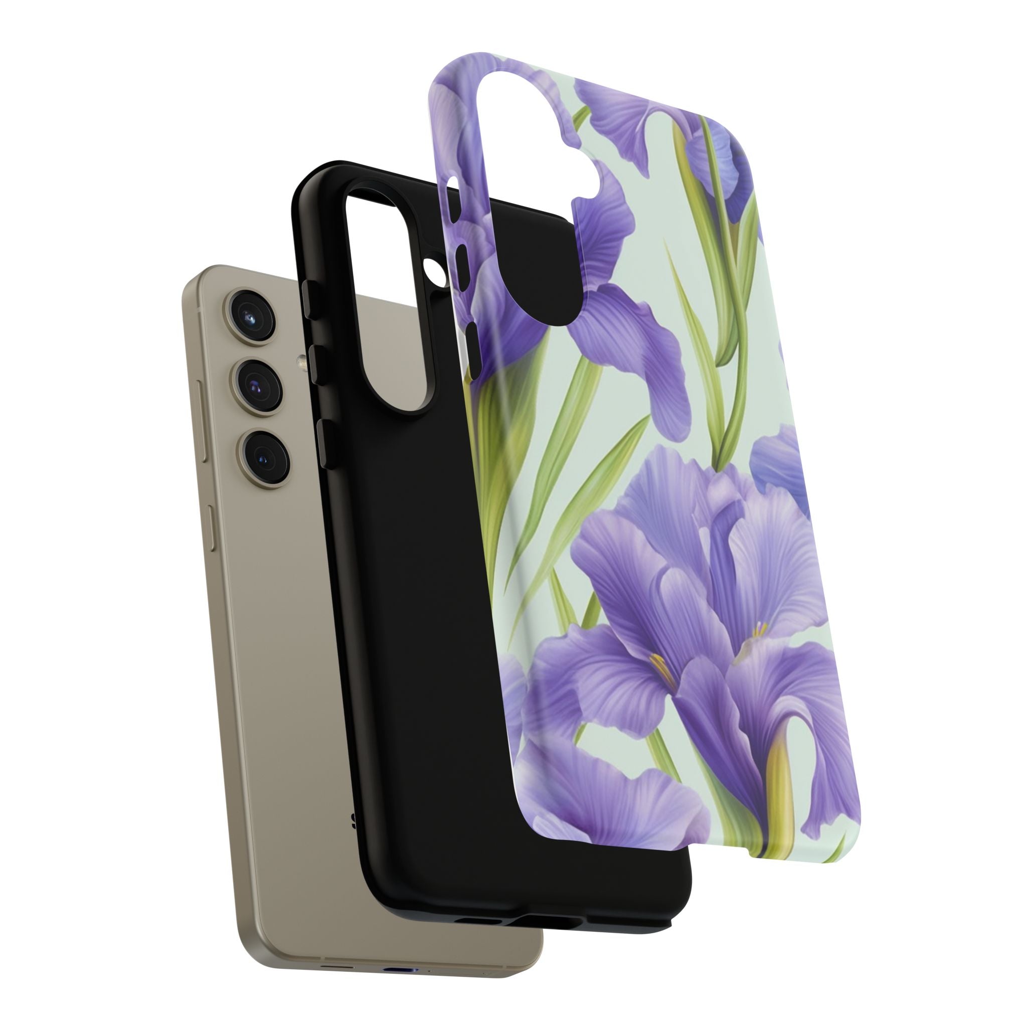 Elegant Purple Iris Samsung Phone Case