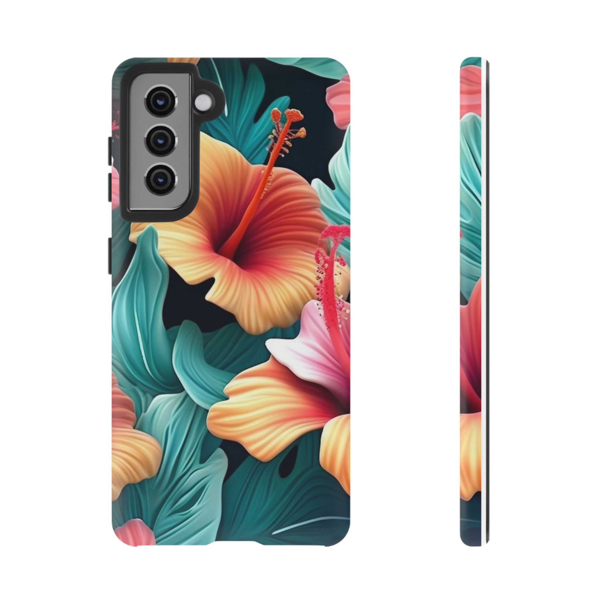 Vibrant Hibiscus Samsung Phone Case