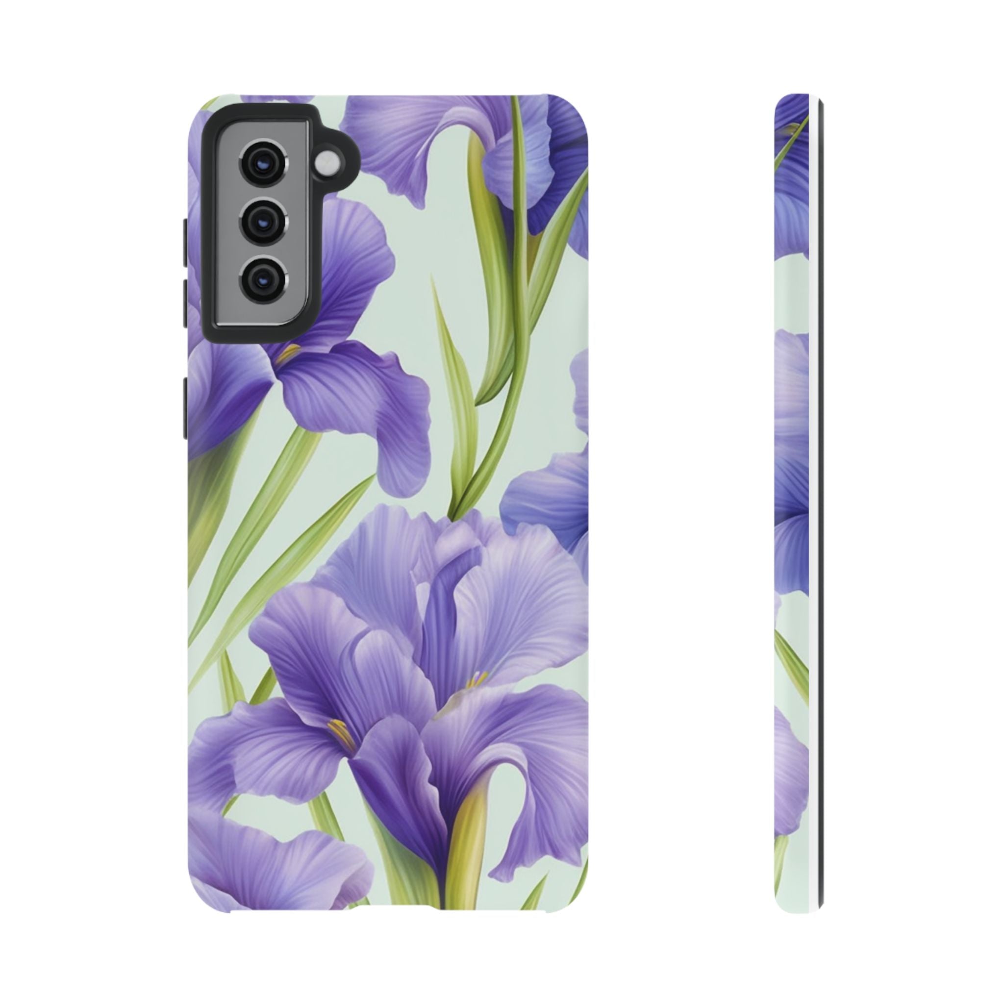 Elegant Purple Iris Samsung Phone Case