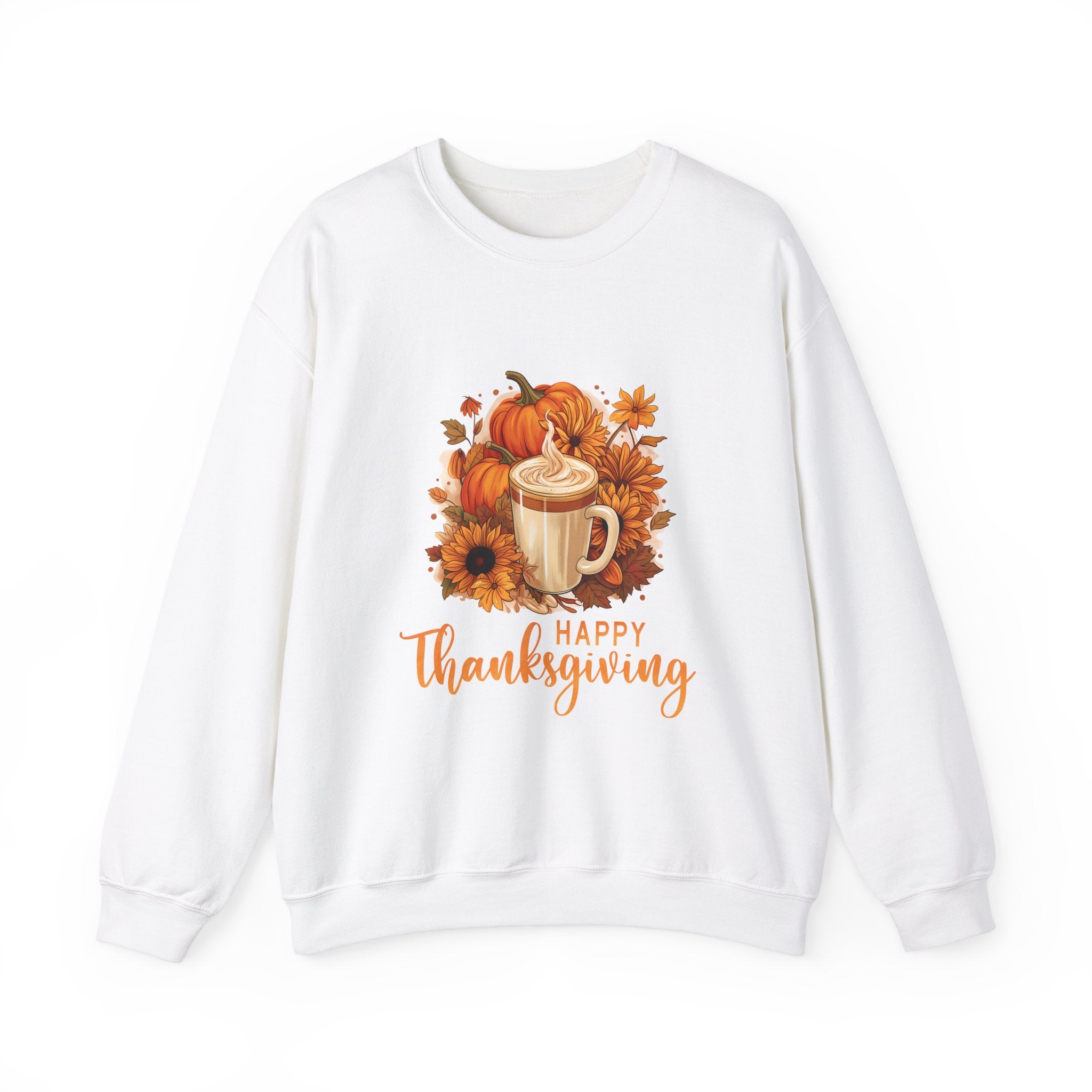 Cozy Fall Latte Thanksgiving Sweatshirt