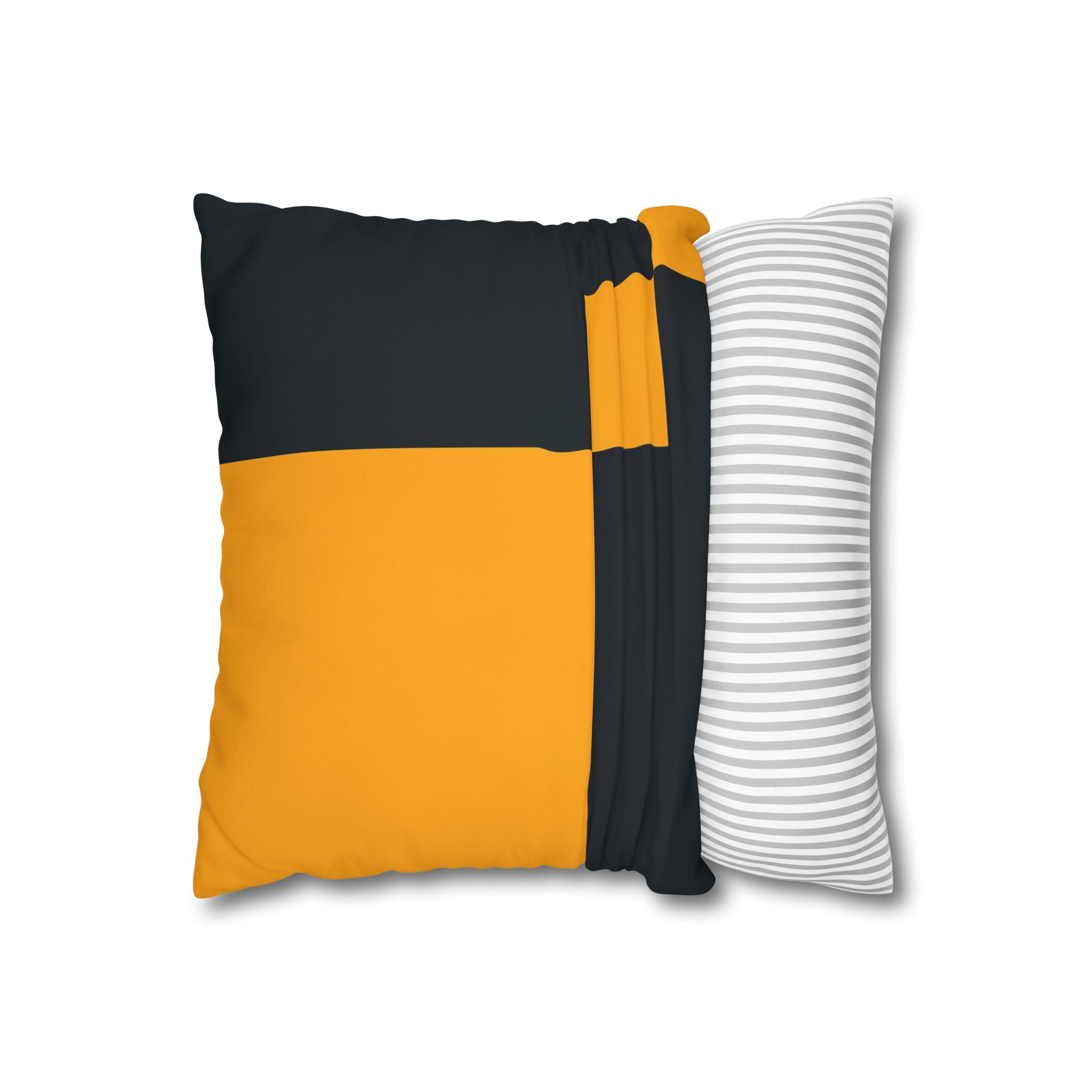 Navy & Gold Abstract Art Pillowcase