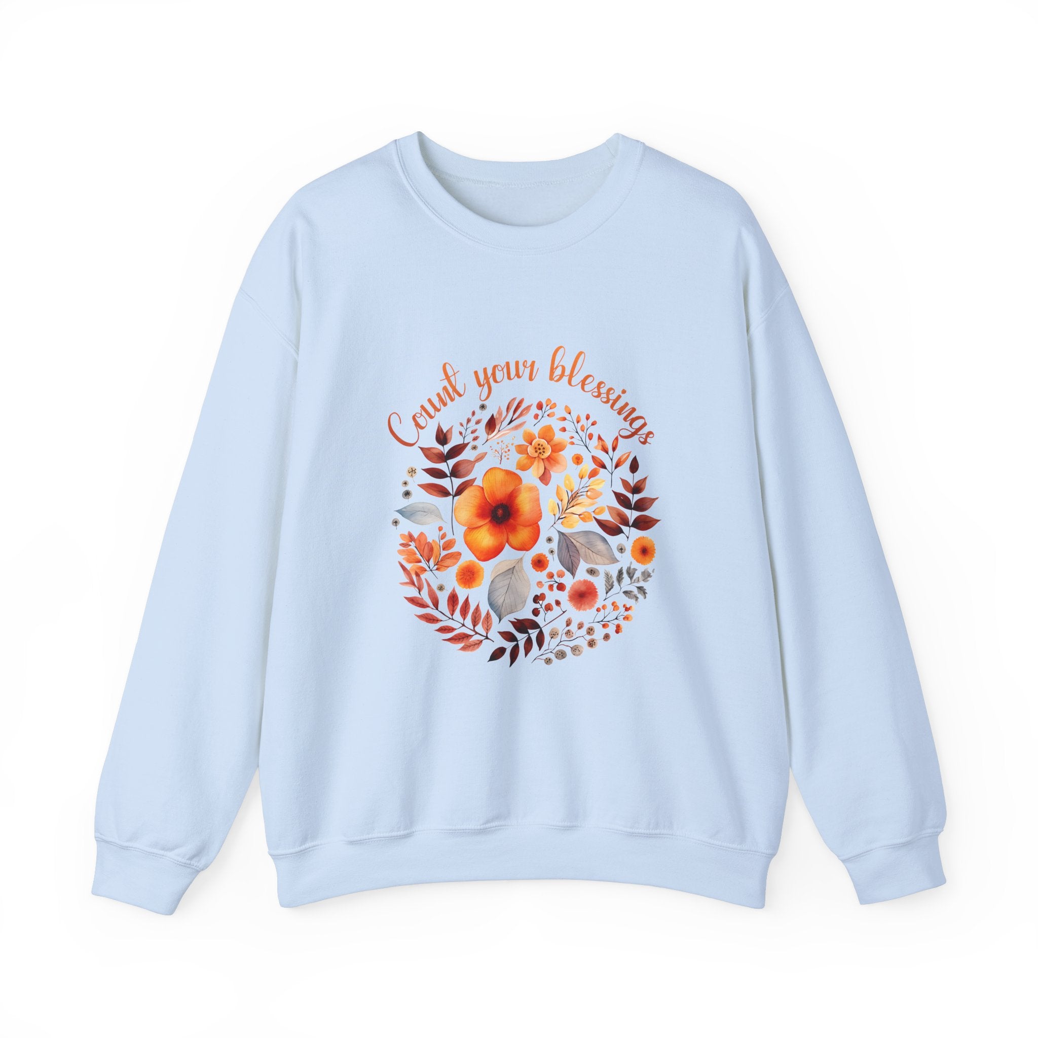 Count Your Blessings Thanksgiving Sweatshirt