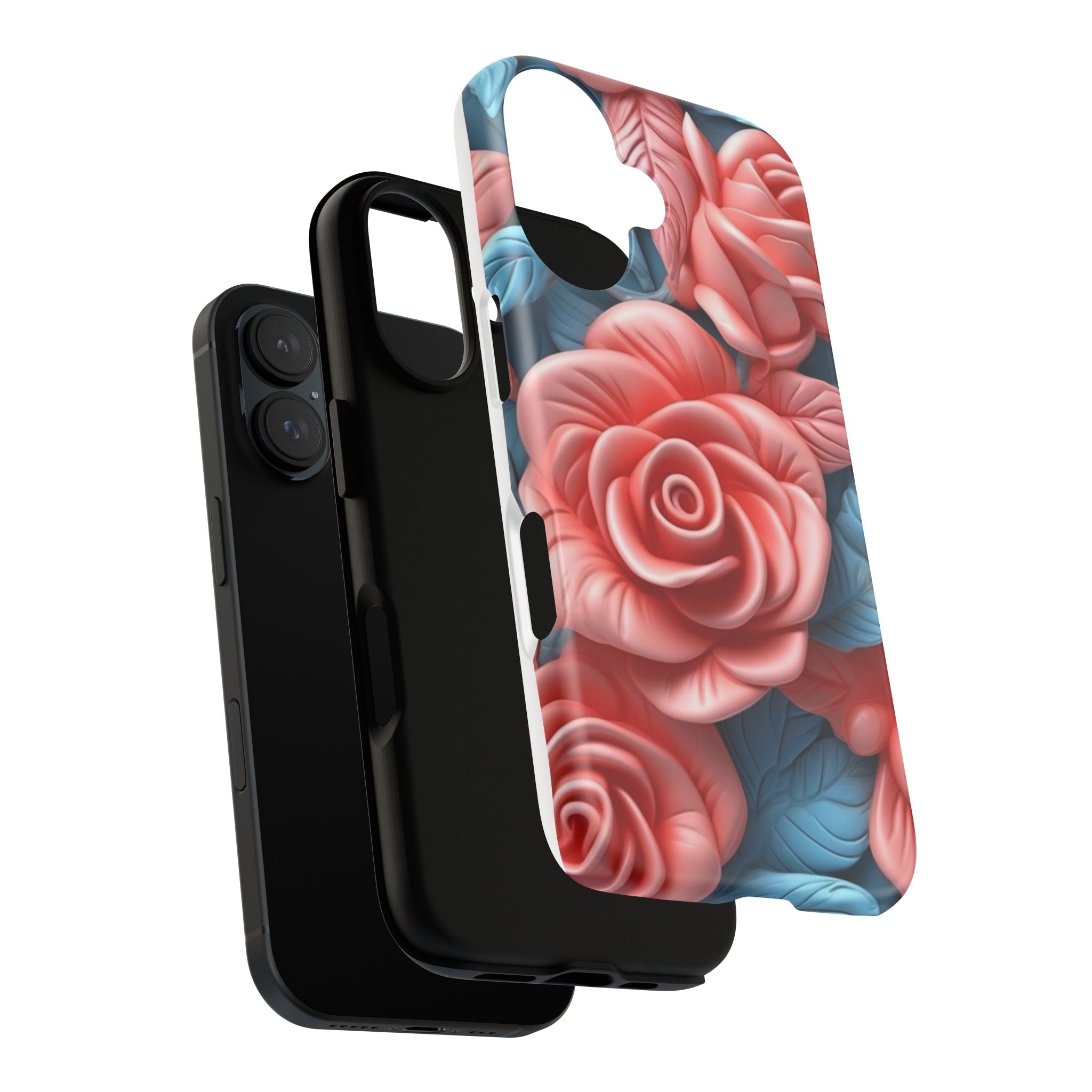 Stylized Floral iPhone Case - Hexagon Stone