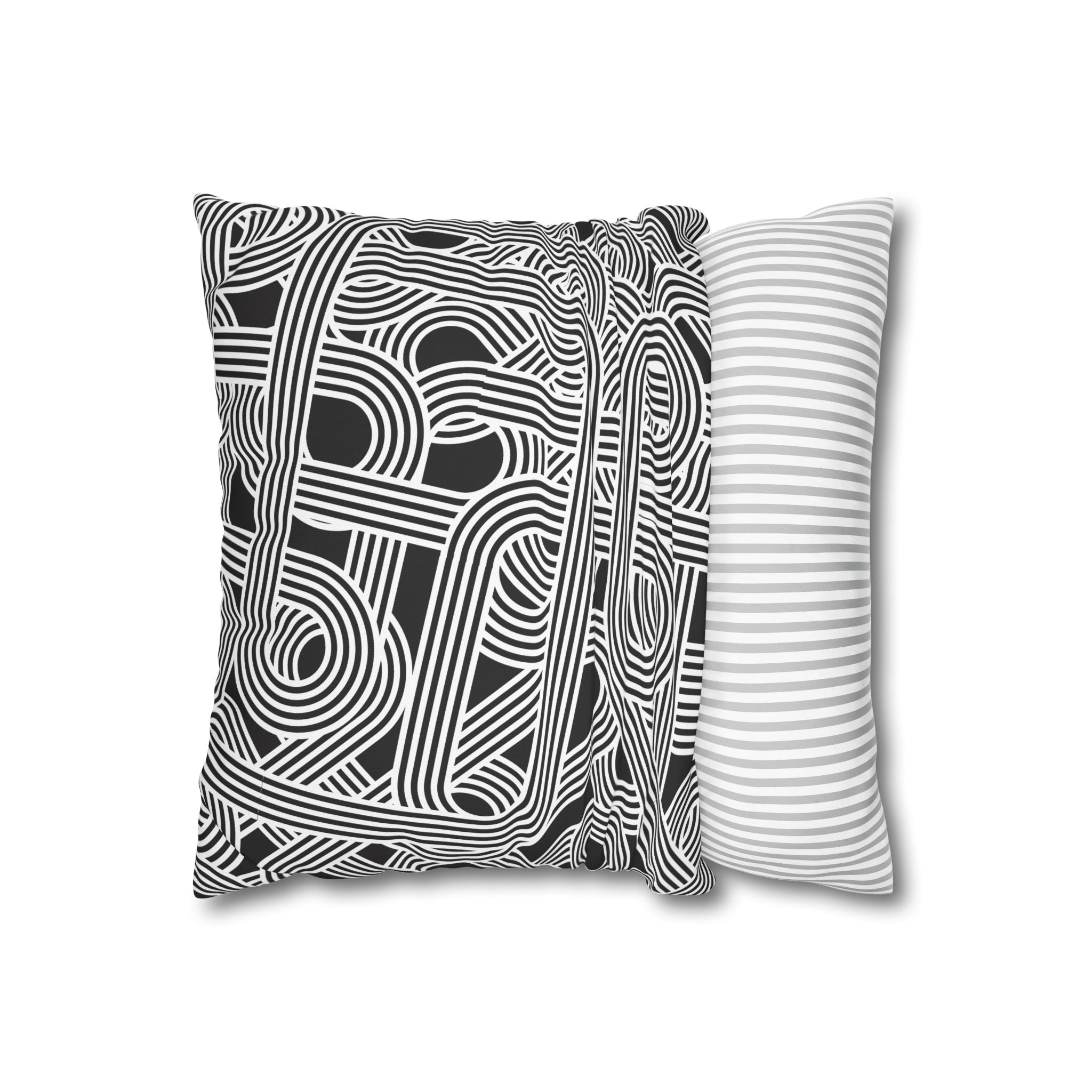 Retro Optical Illusion Pillowcase