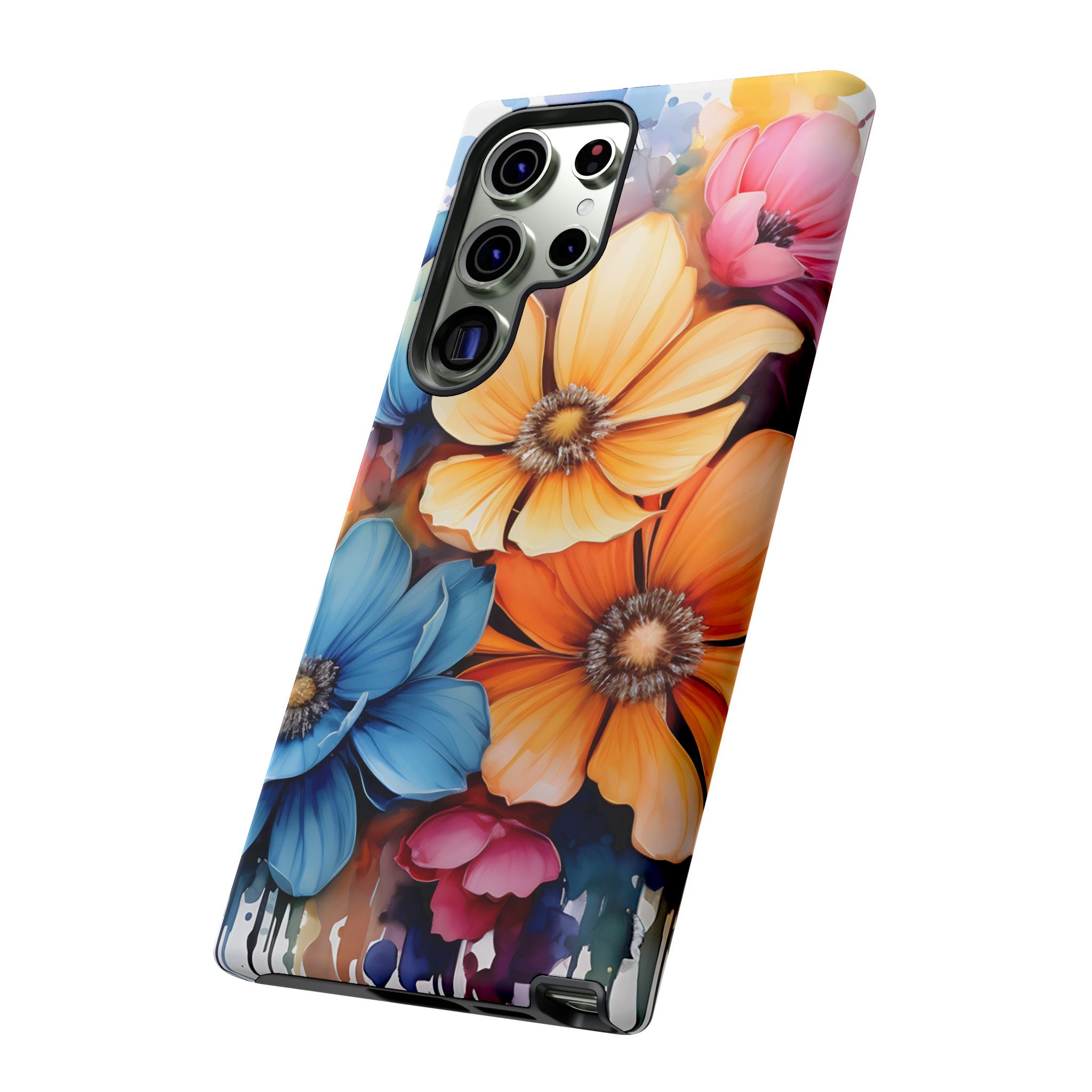 Vibrant Floral Watercolor Samsung Case