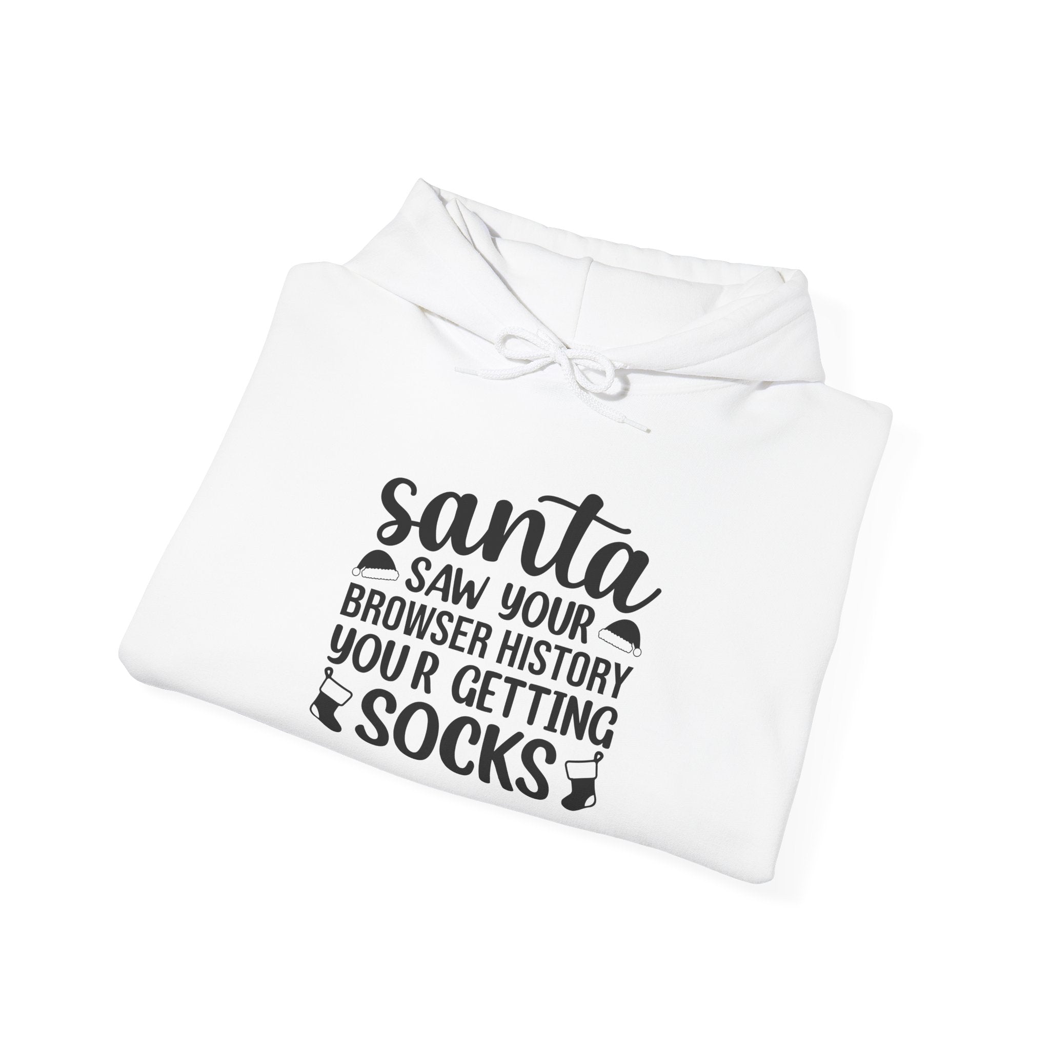 Santa Saw Your Browser History Hoodie