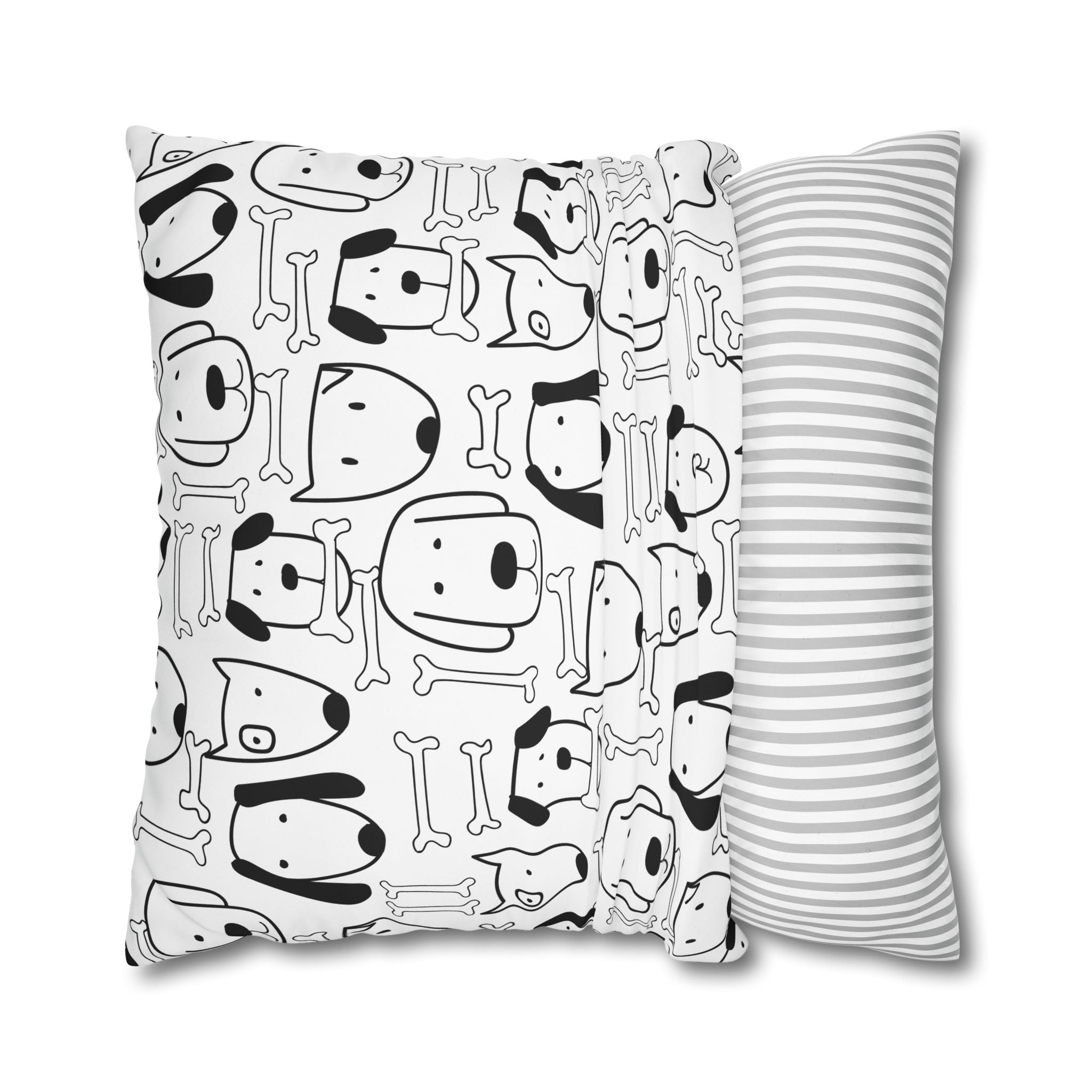 Cute Puppy Bone Pillowcase - Kids'