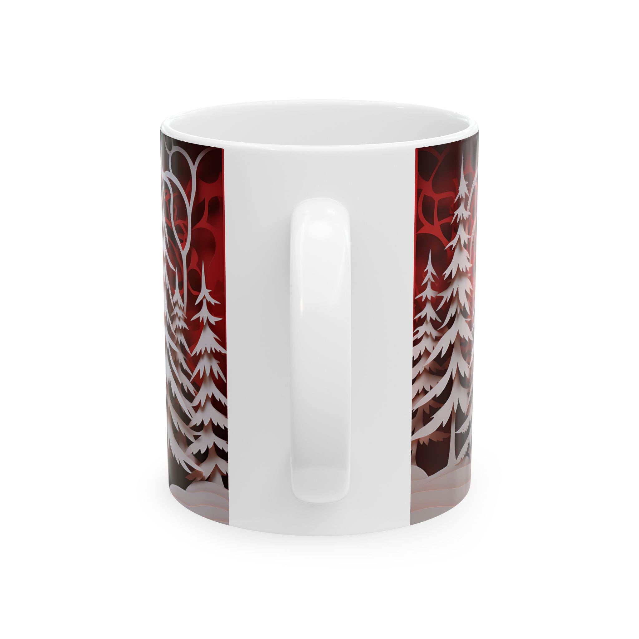 Winter Wonderland Papercut Mug