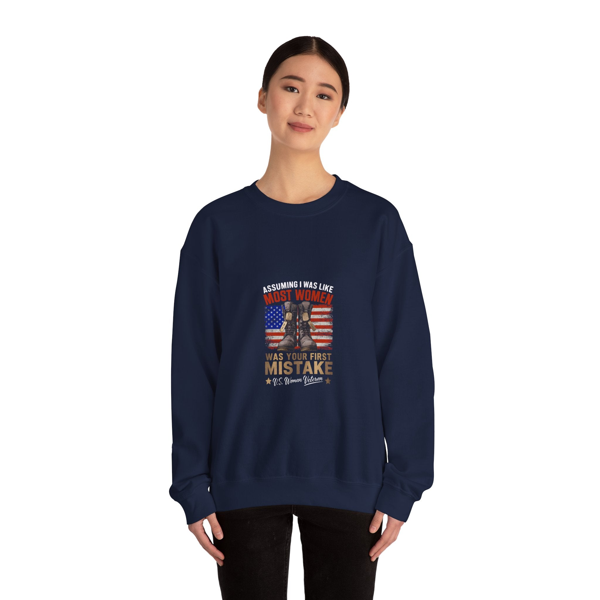 Veteran Woman Sweatshirt - First Mistake